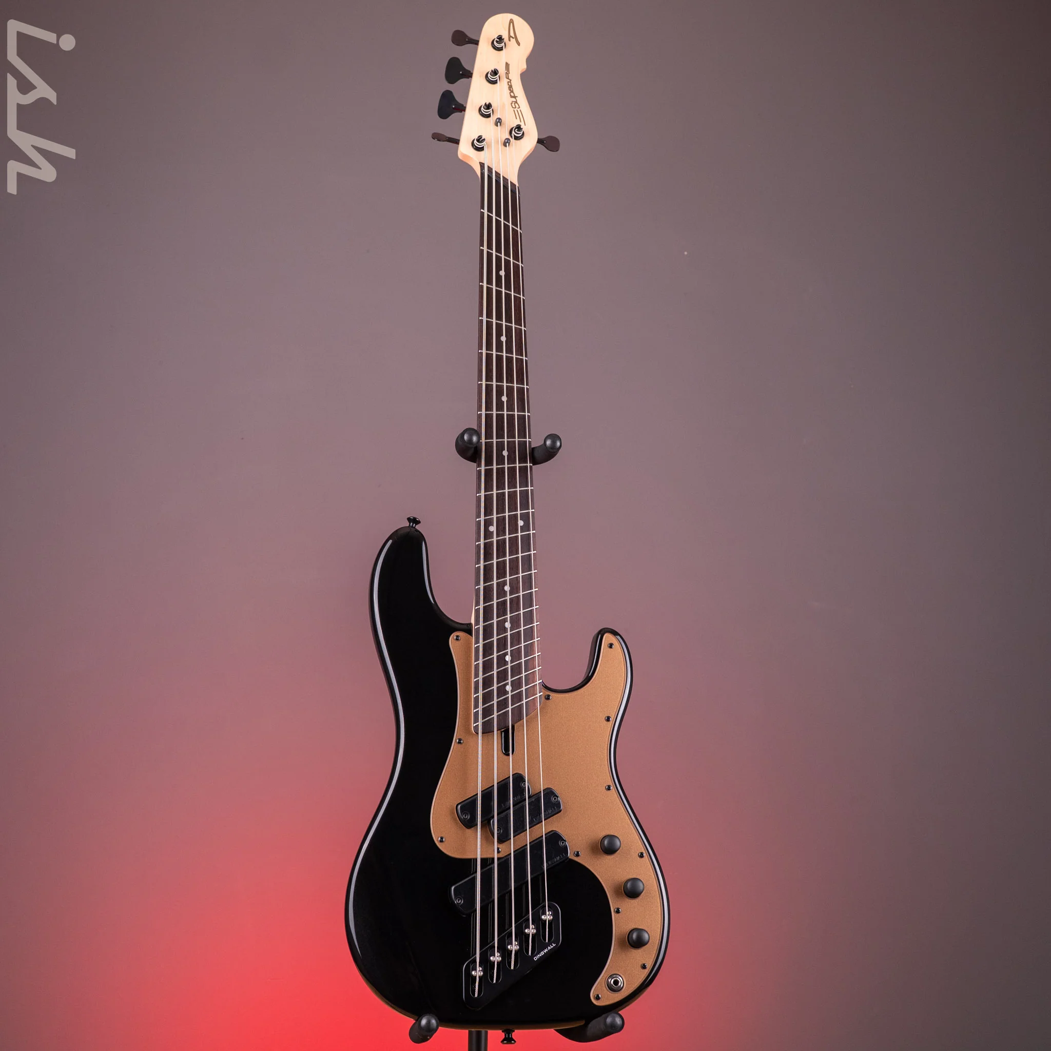 Dingwall SP1 5-String Bass Gloss Metallic Black - Image 2