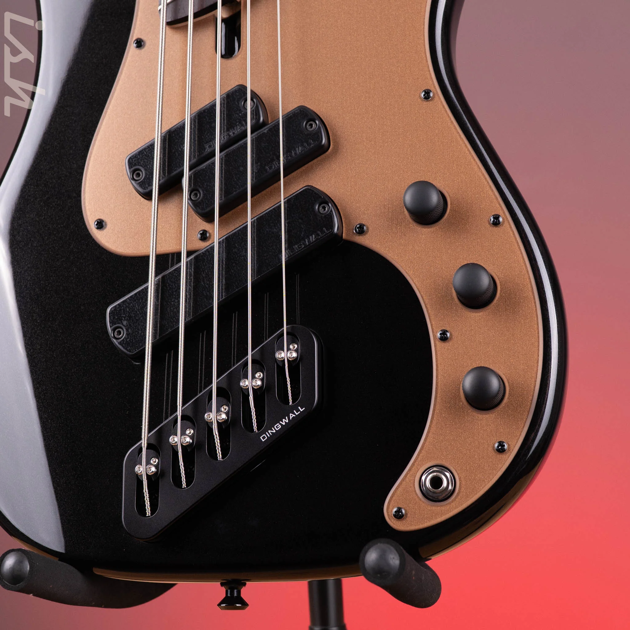 Dingwall SP1 5-String Bass Gloss Metallic Black - Image 5