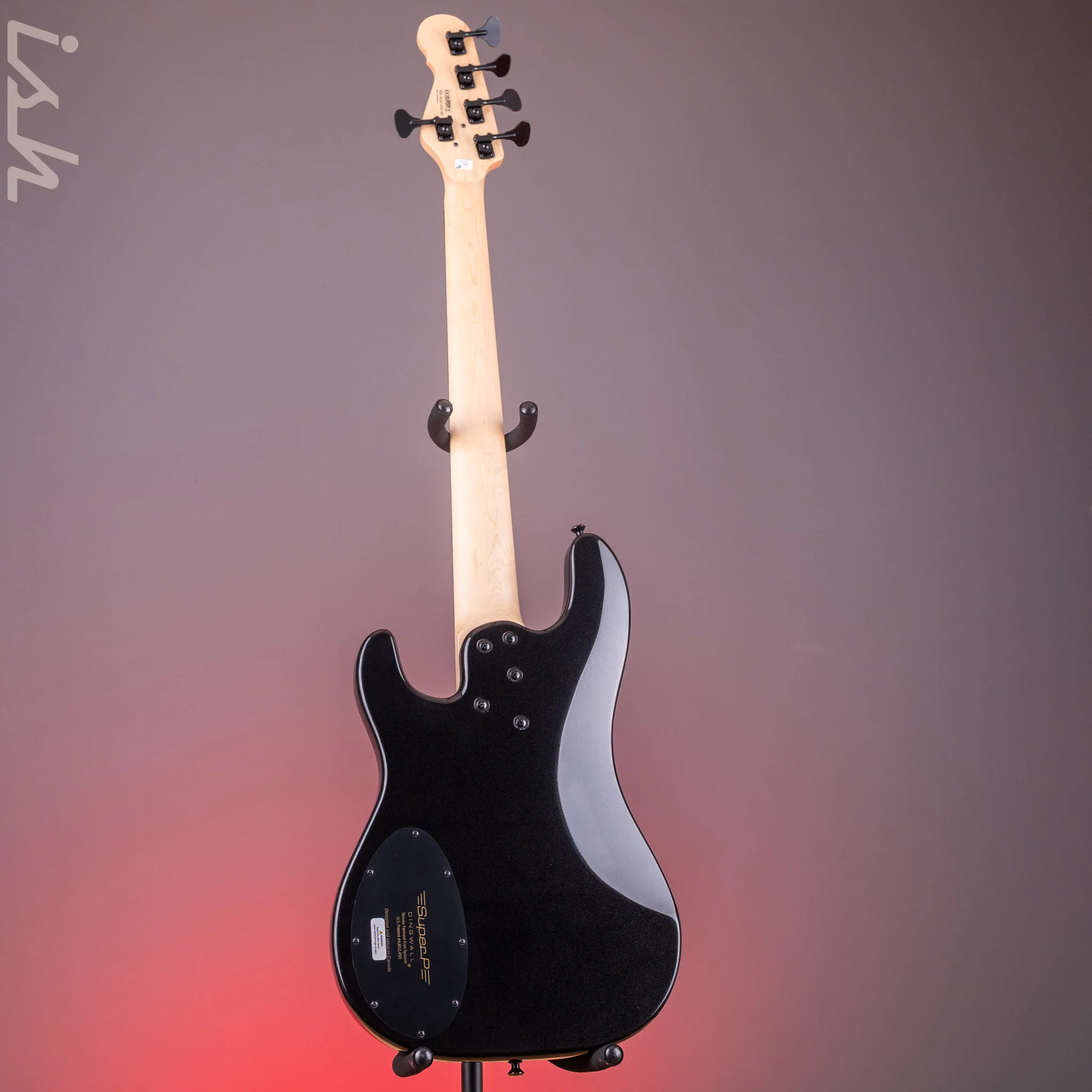 Dingwall SP1 5-String Bass Gloss Metallic Black - Image 7