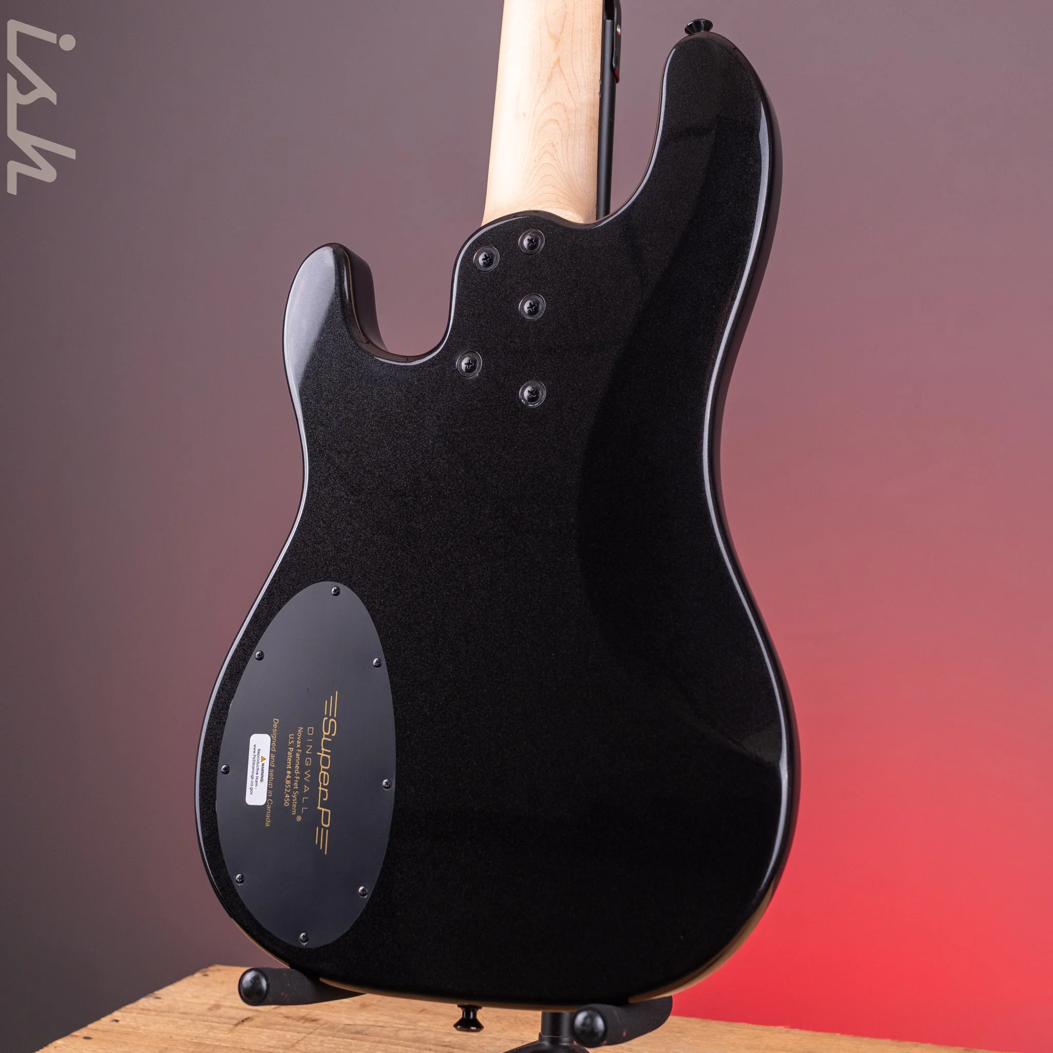 Dingwall SP1 5-String Bass Gloss Metallic Black - Image 8