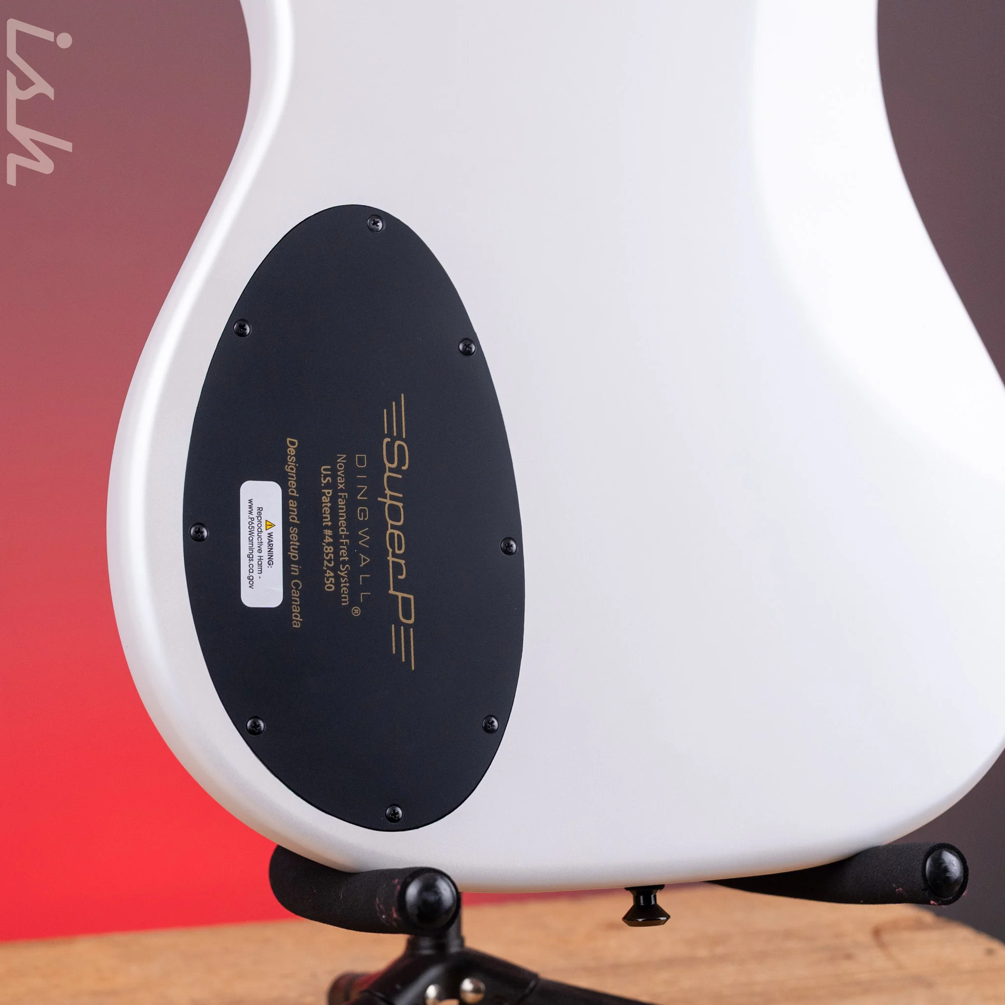 Dingwall SP1 5-String Bass Matte Ducati Pearl White - Image 9