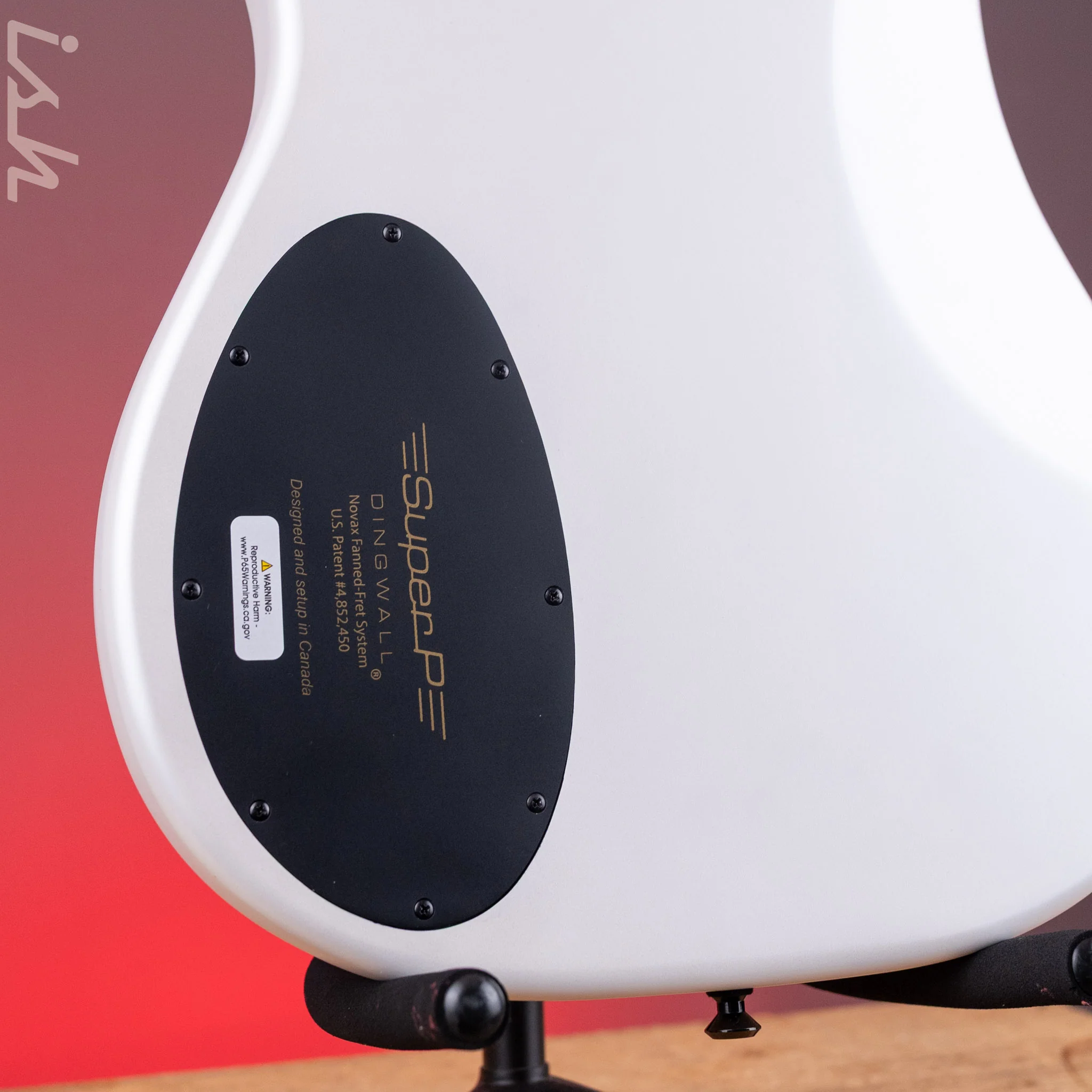Dingwall SP1 5-String Bass Matte Ducati Pearl White - Image 10