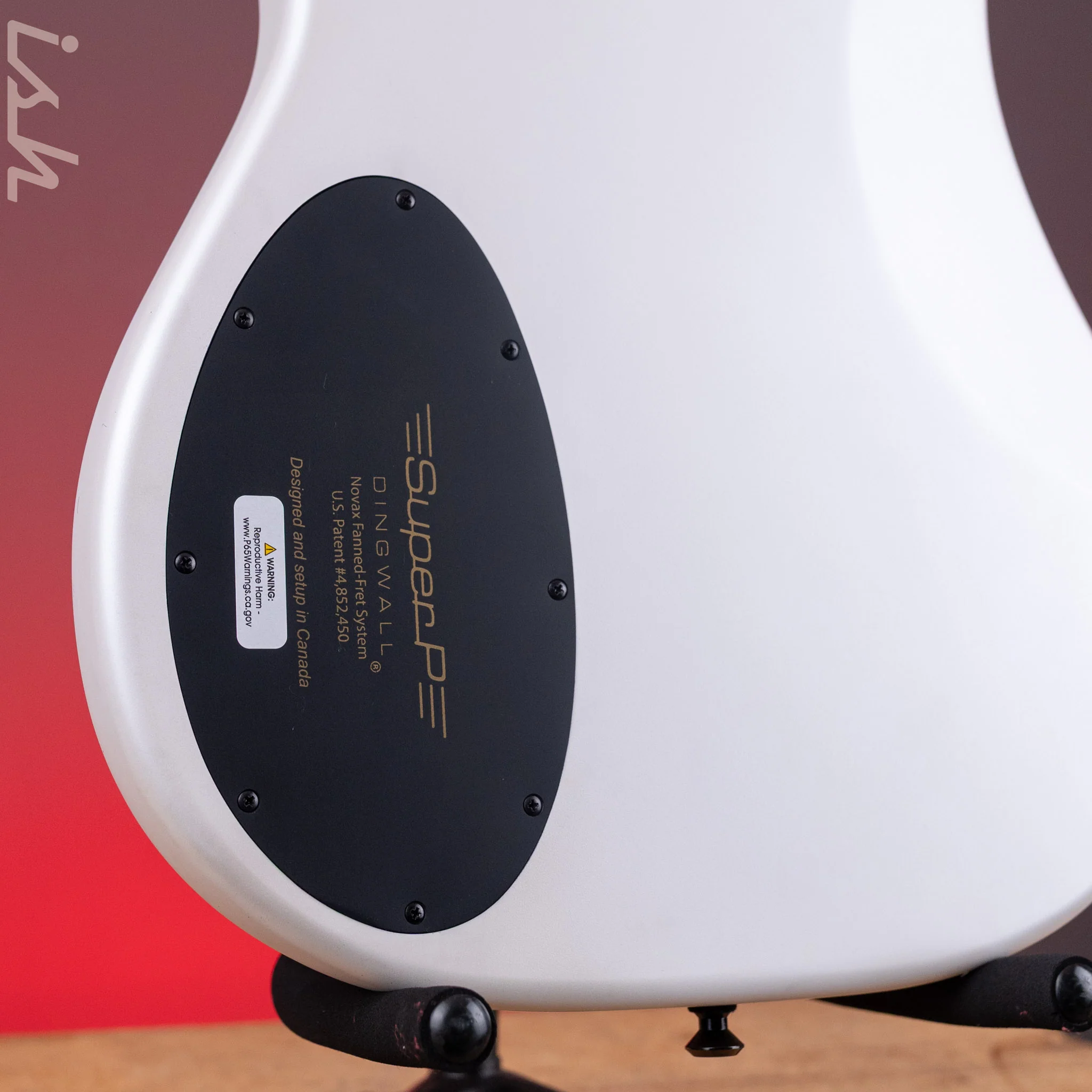 Dingwall SP1 5-String Bass Matte Ducati Pearl White - Image 10