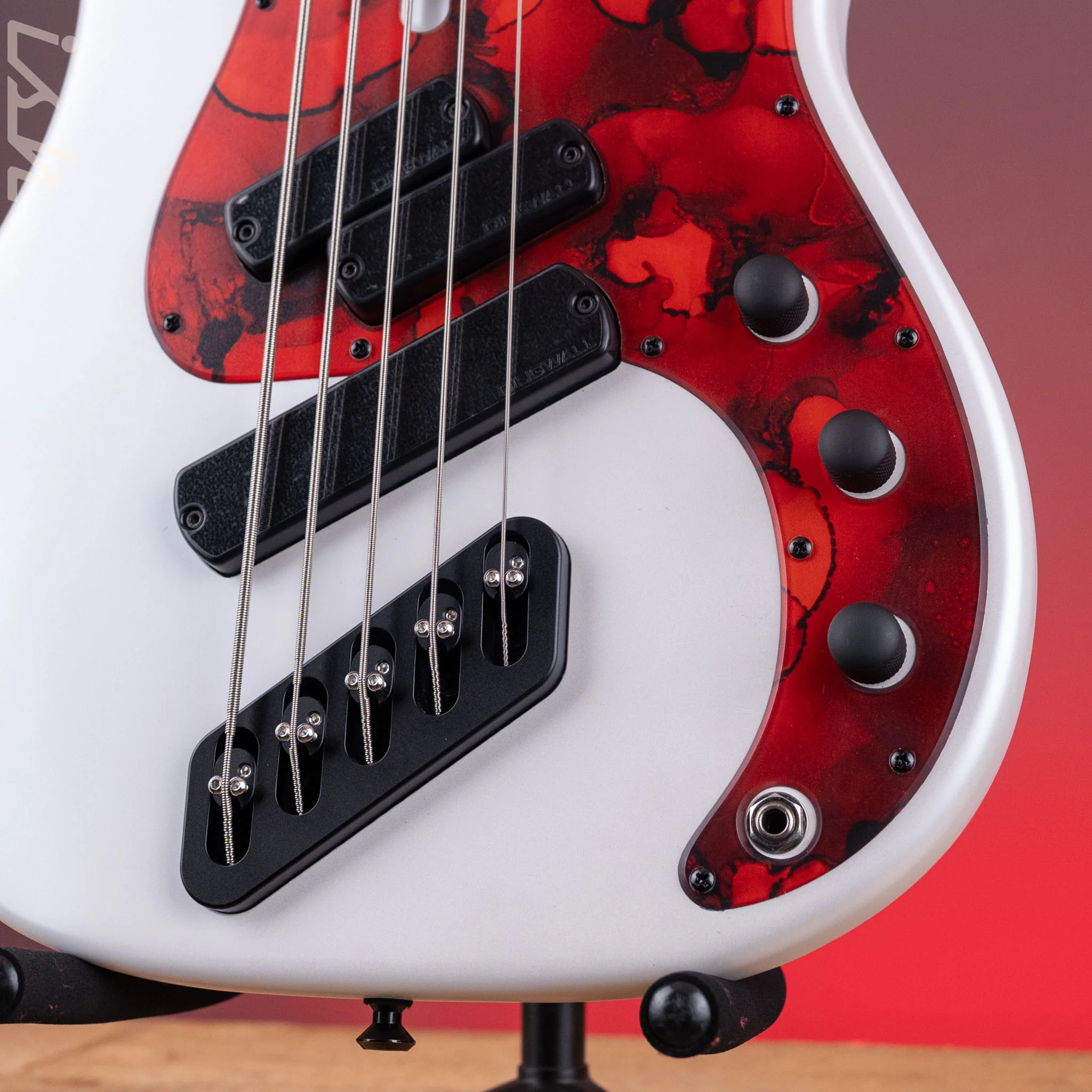 Dingwall SP1 5-String Bass Matte Ducati Pearl White - Image 5