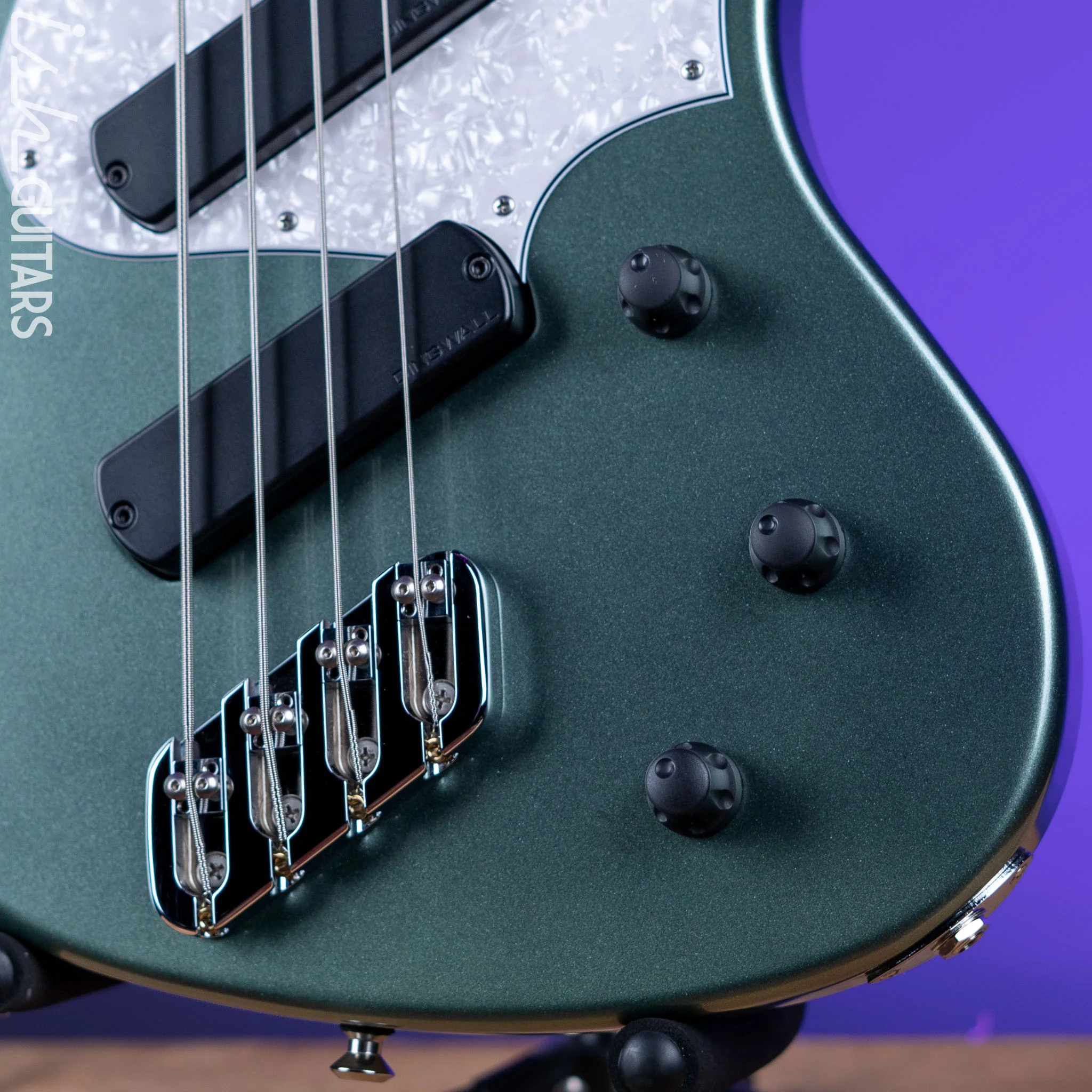 Dingwall Super J 4-String Bass Sage Green Metallic Gloss - Image 4