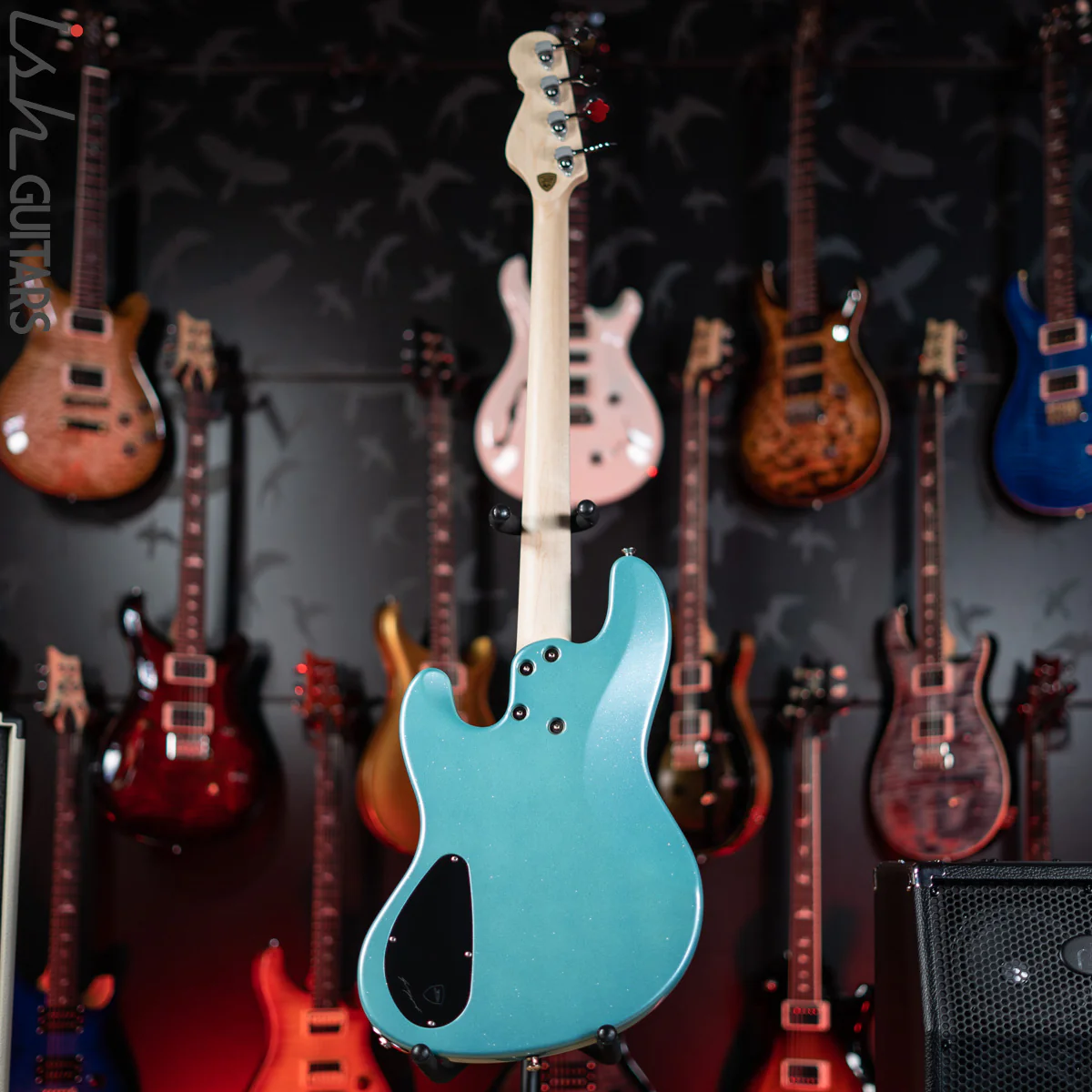 Dingwall Super J 4-String Bass Ocean Turquoise Sparkle Gloss - Image 6