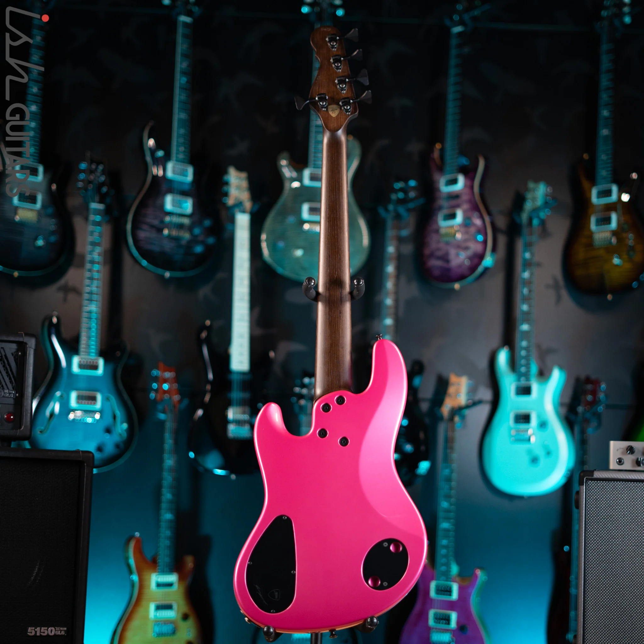 Dingwall Super J 5-String Bass Pink Metallic Gloss - Image 7