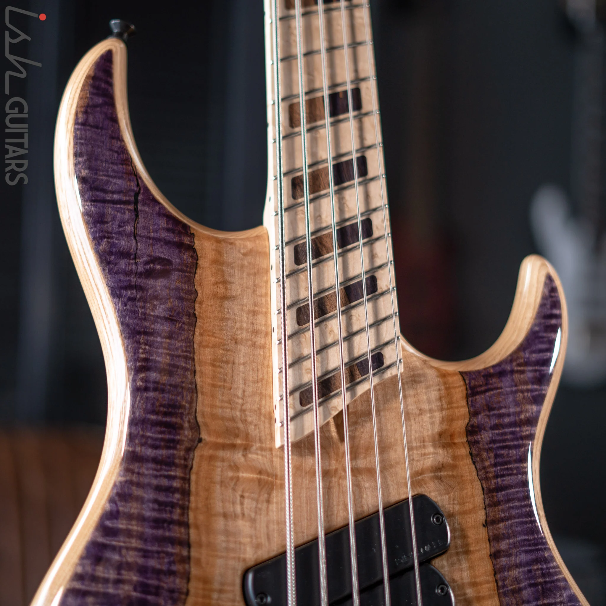 Dingwall Z3 5-String Bass Spalted Maple Purple Canyon Gloss Finish - Image 3
