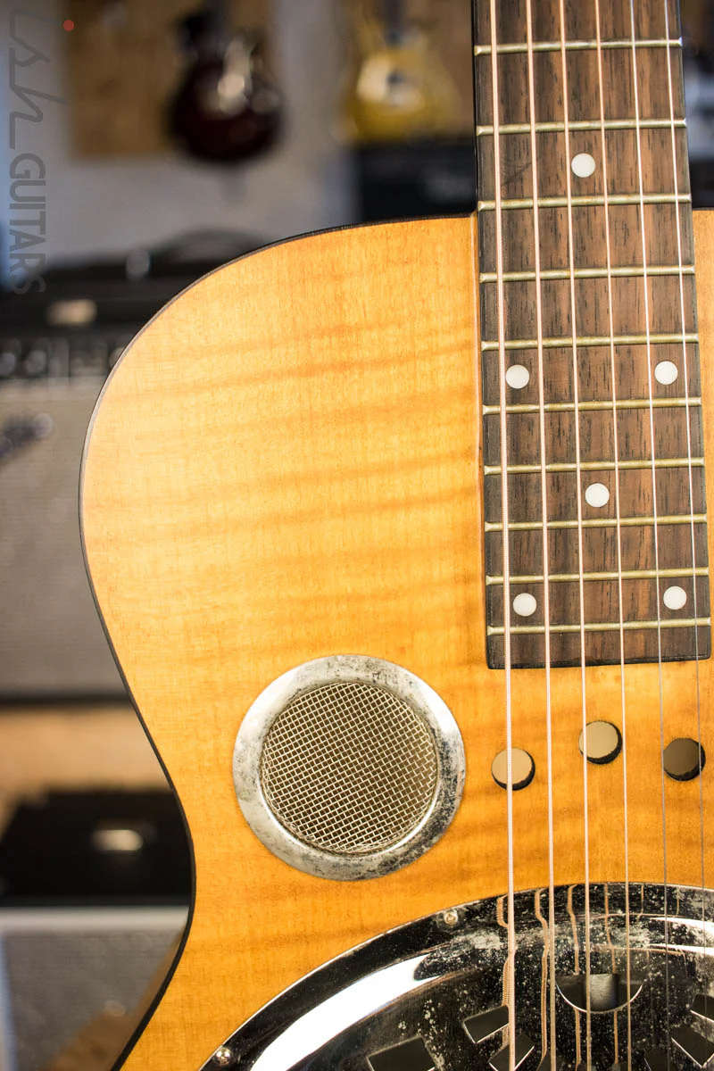Dobro Hound Dog Deluxe Round Neck Acoustic Electric - Image 3
