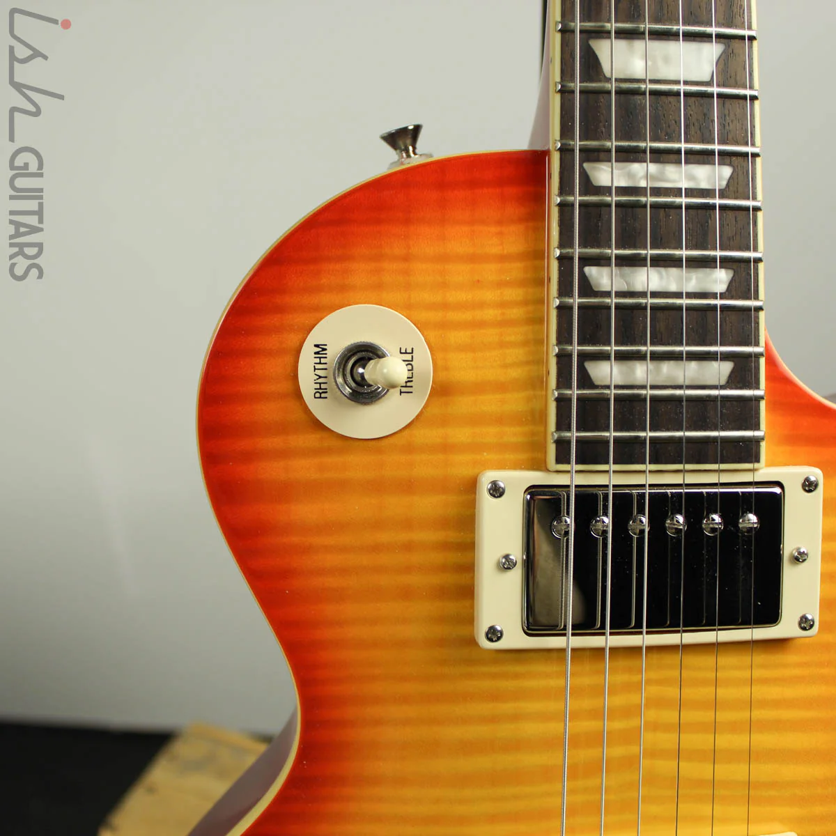 2003 Epiphone 1960 Tribute Plus Les Paul Cherry Sunburst - Image 5