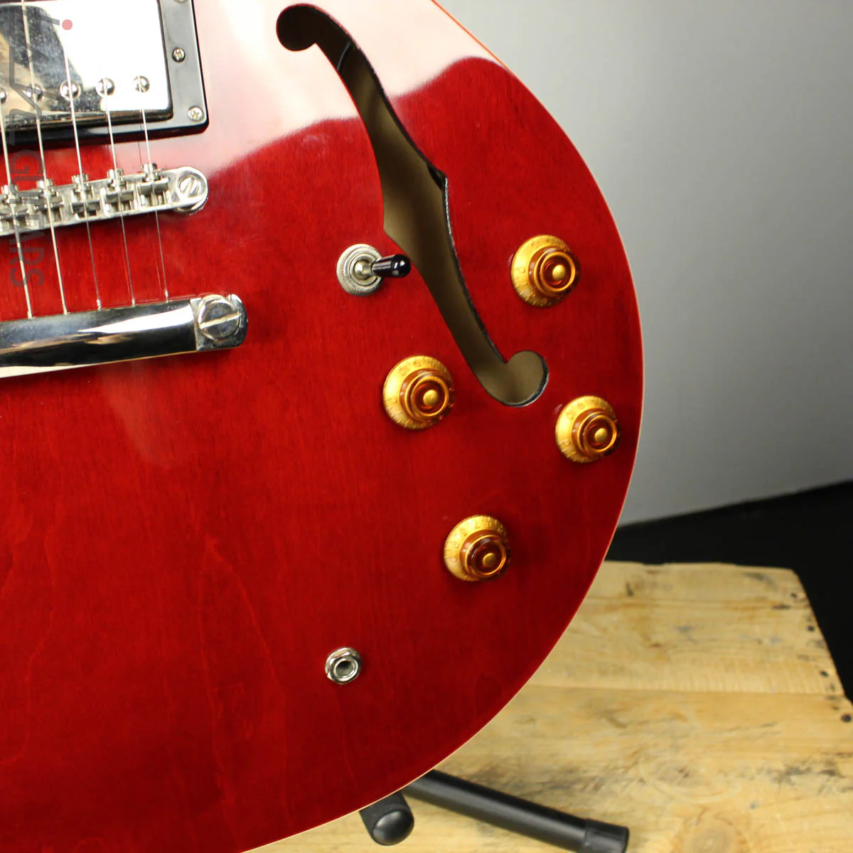2009 Epiphone Dot ES-335 Semi Hollow Cherry Red - Image 4