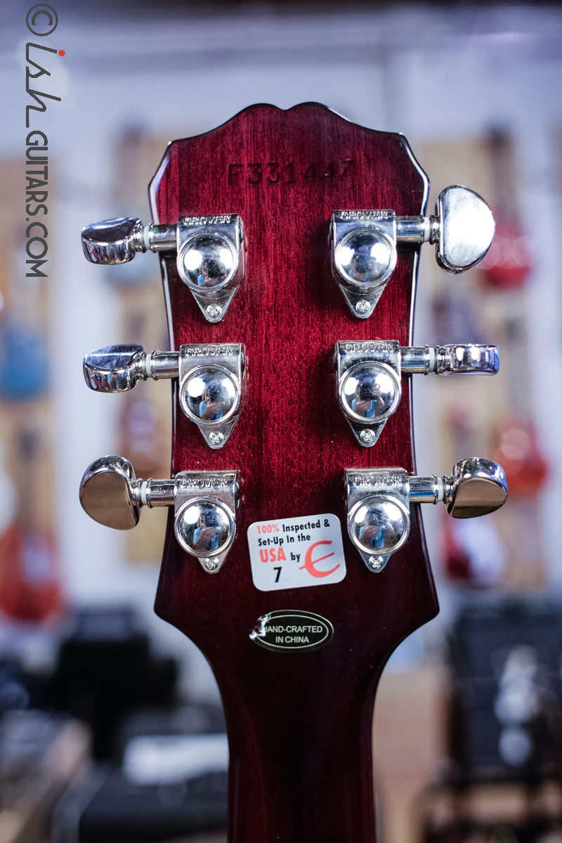 Epiphone Les Paul 1960 Tribute Plus Black Cherry - Image 5