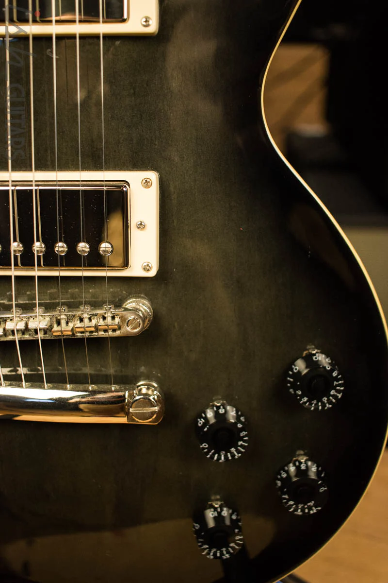Epiphone Les Paul 1960 Tribute Plus Midnight Ebony Electric Guitar - Image 4