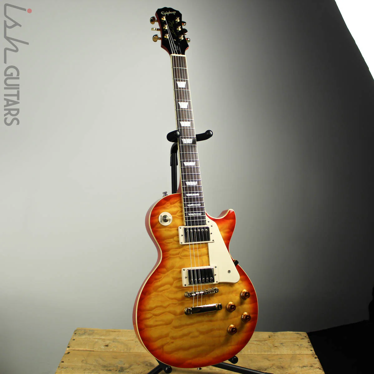 Epiphone Les Paul Ultra-II Faded Cherry Burst - Image 2