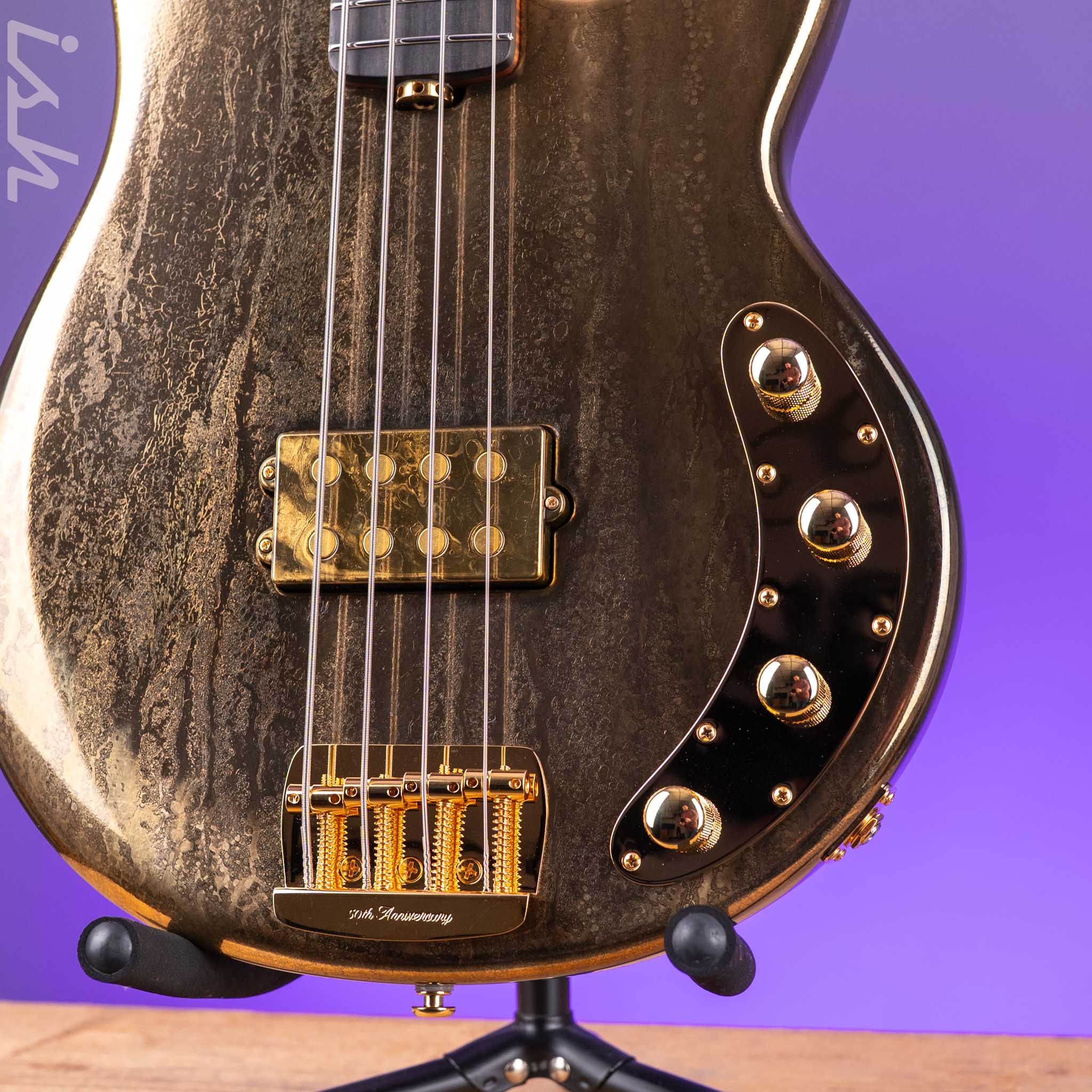 Ernie Ball Music Man 50th Anniversary StingRay Molten Gold - Image 5