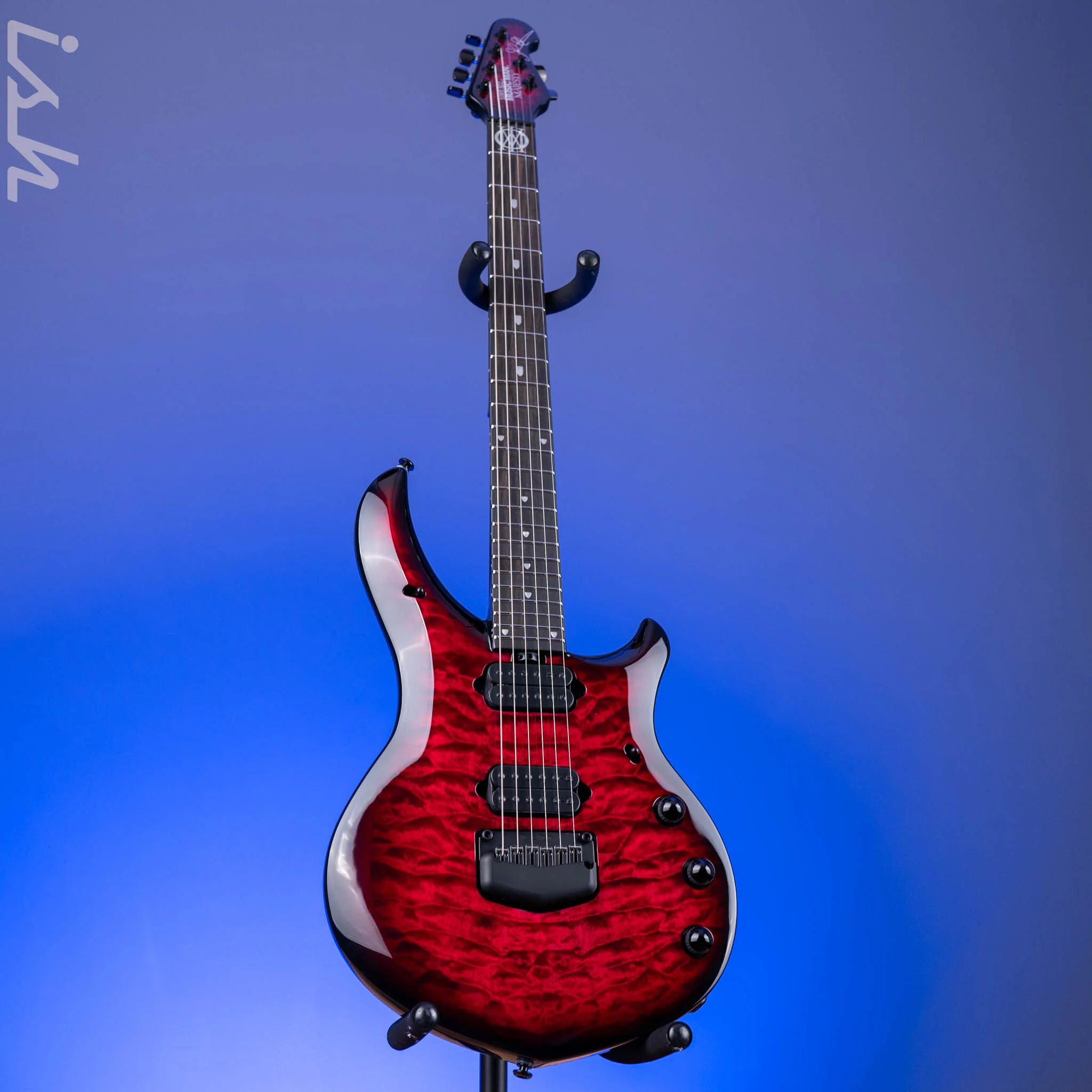 Ernie Ball Music Man BFR John Petrucci Majesty 6 Electric Guitar Red Nebula - Image 2