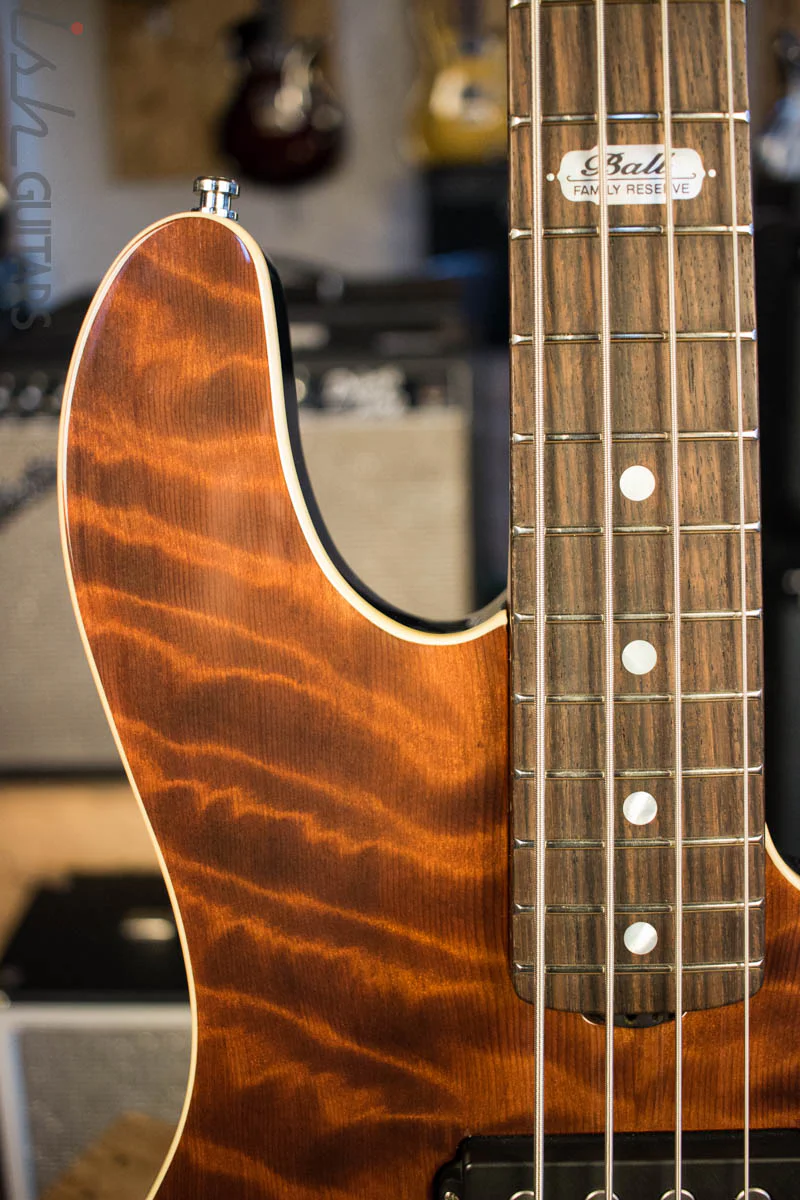 2008 Ernie Ball Music Man Stingray HH Ball Family Reserve BFR Redwood 1 of 50 - Image 3