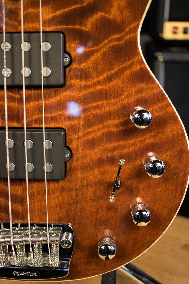 2008 Ernie Ball Music Man Stingray HH Ball Family Reserve BFR Redwood 1 of 50 - Image 4