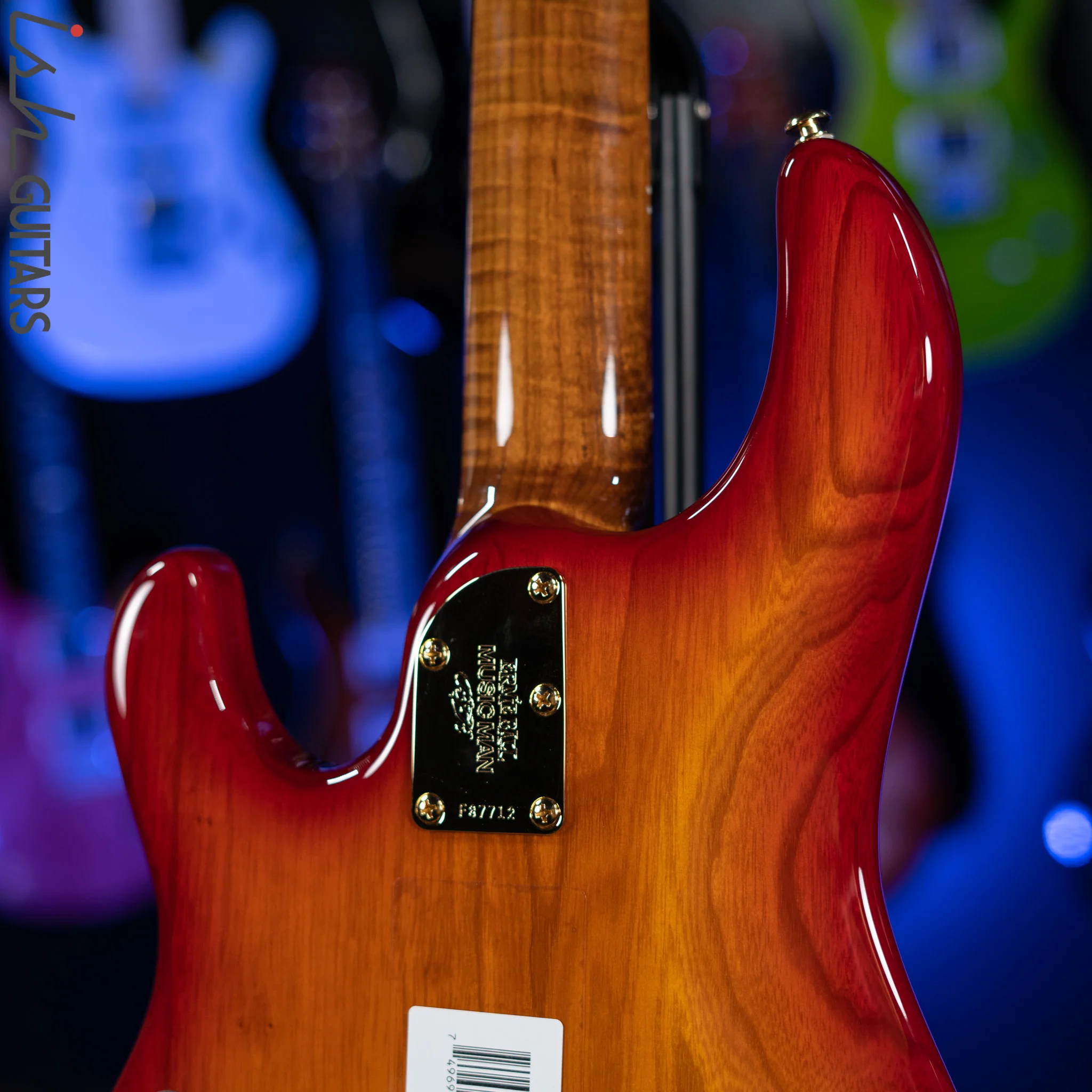 Ernie Ball Music Man BFR StingRay 5 Special Fretless Fuego - Image 8