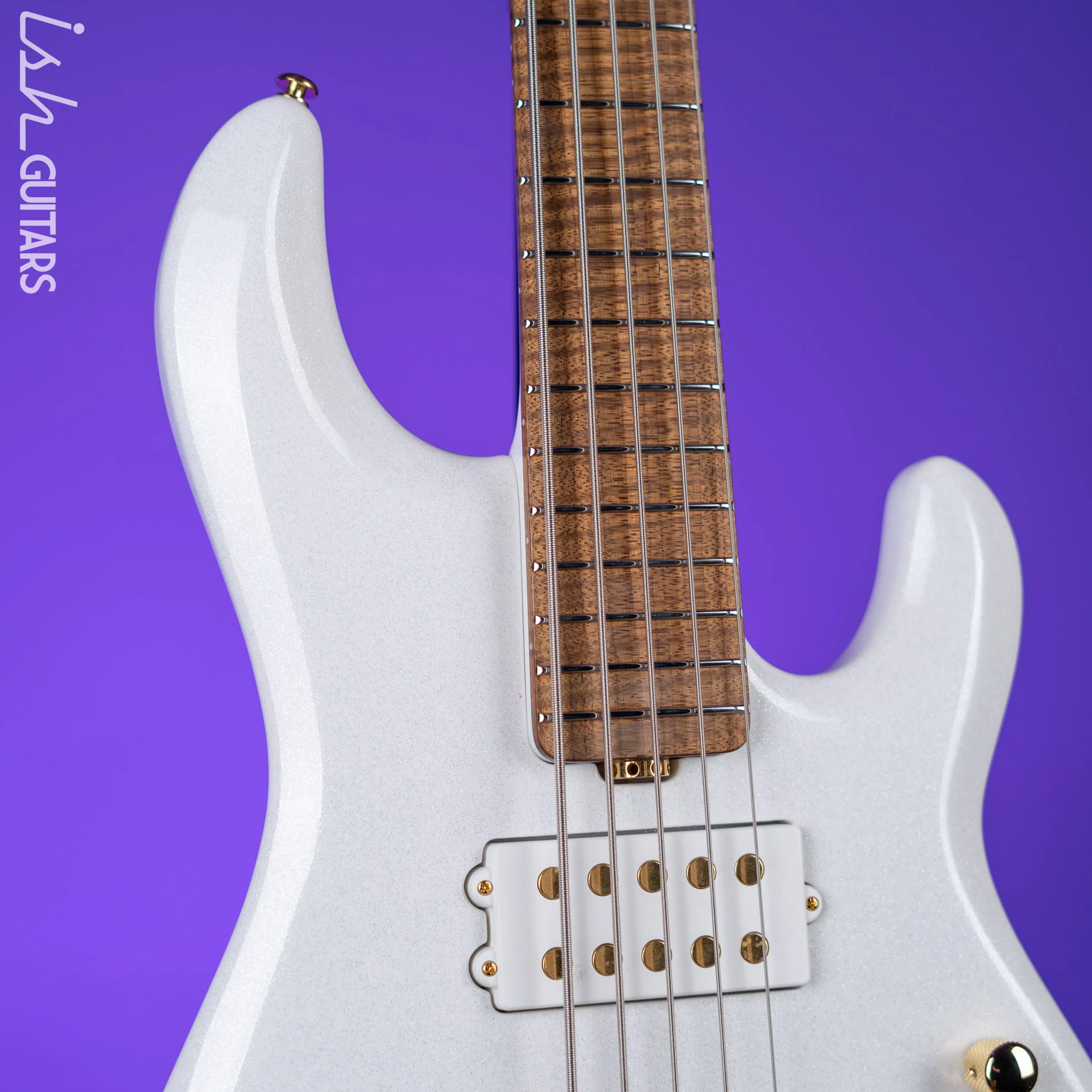 Ernie Ball Music Man BFR StingRay Special 5 HH 5-String Bass Crescendo White - Image 3