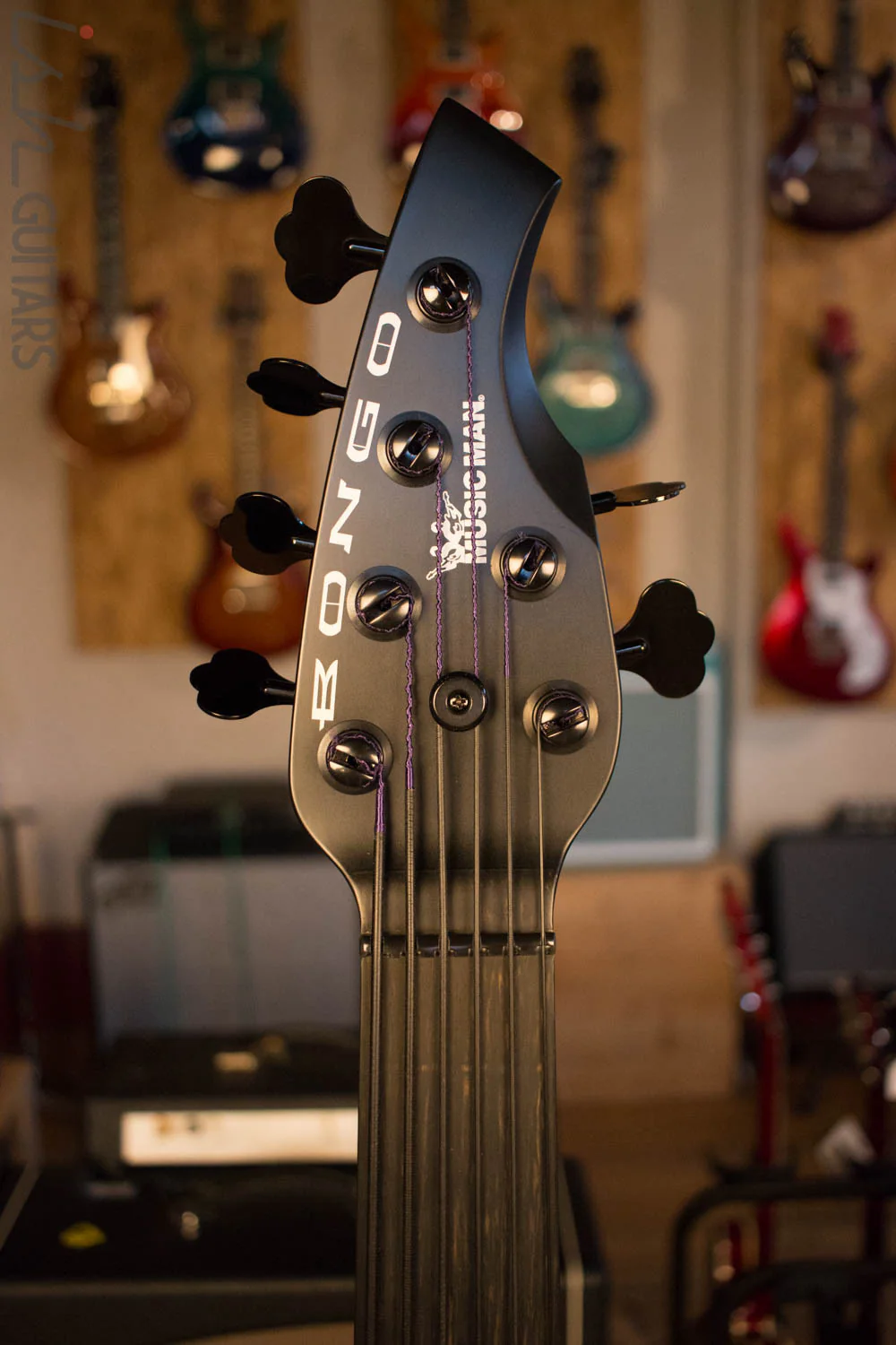 Ernie Ball Music Man Bongo 6 HH Fretless Stealth - Image 6