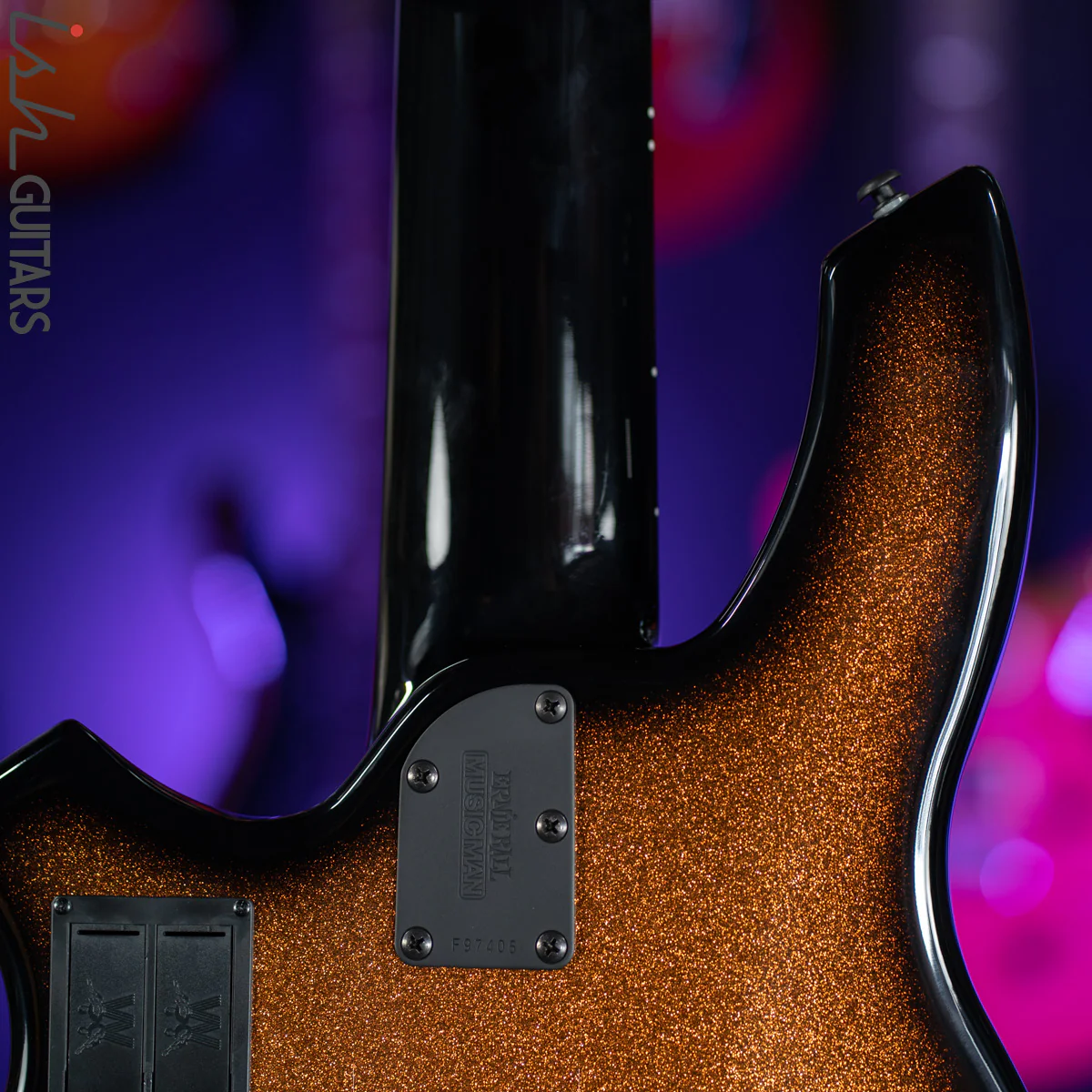 Ernie Ball Music Man Bongo 6-String Bass Harvest Orange - Image 10