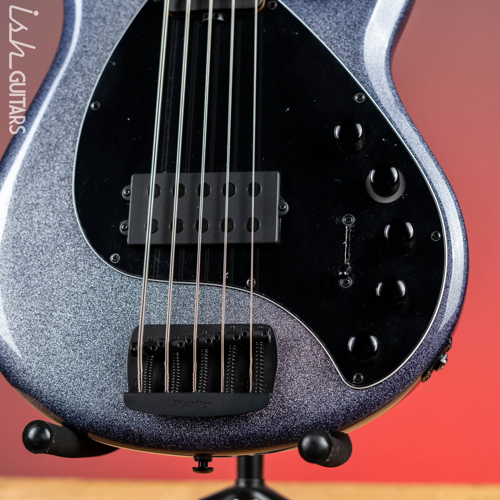 Ernie Ball Music Man DarkRay 5-String Electric Bass Starry Night - Image 4
