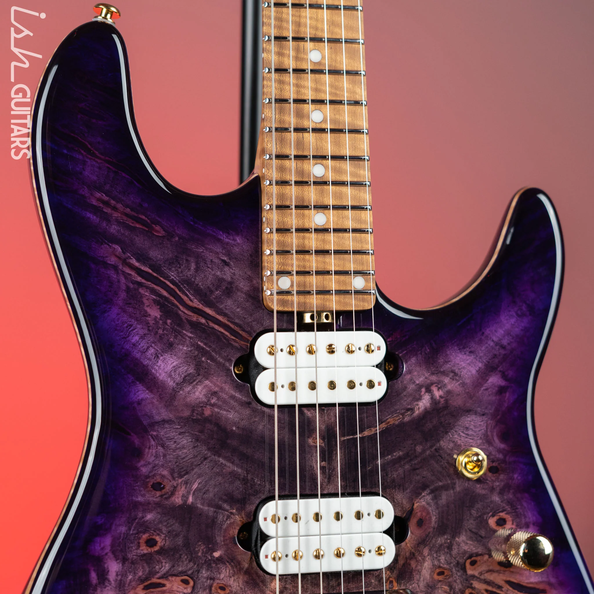 Ernie Ball Music Man Jason Richardson Cutlass 6-String Majora Purple - Image 3