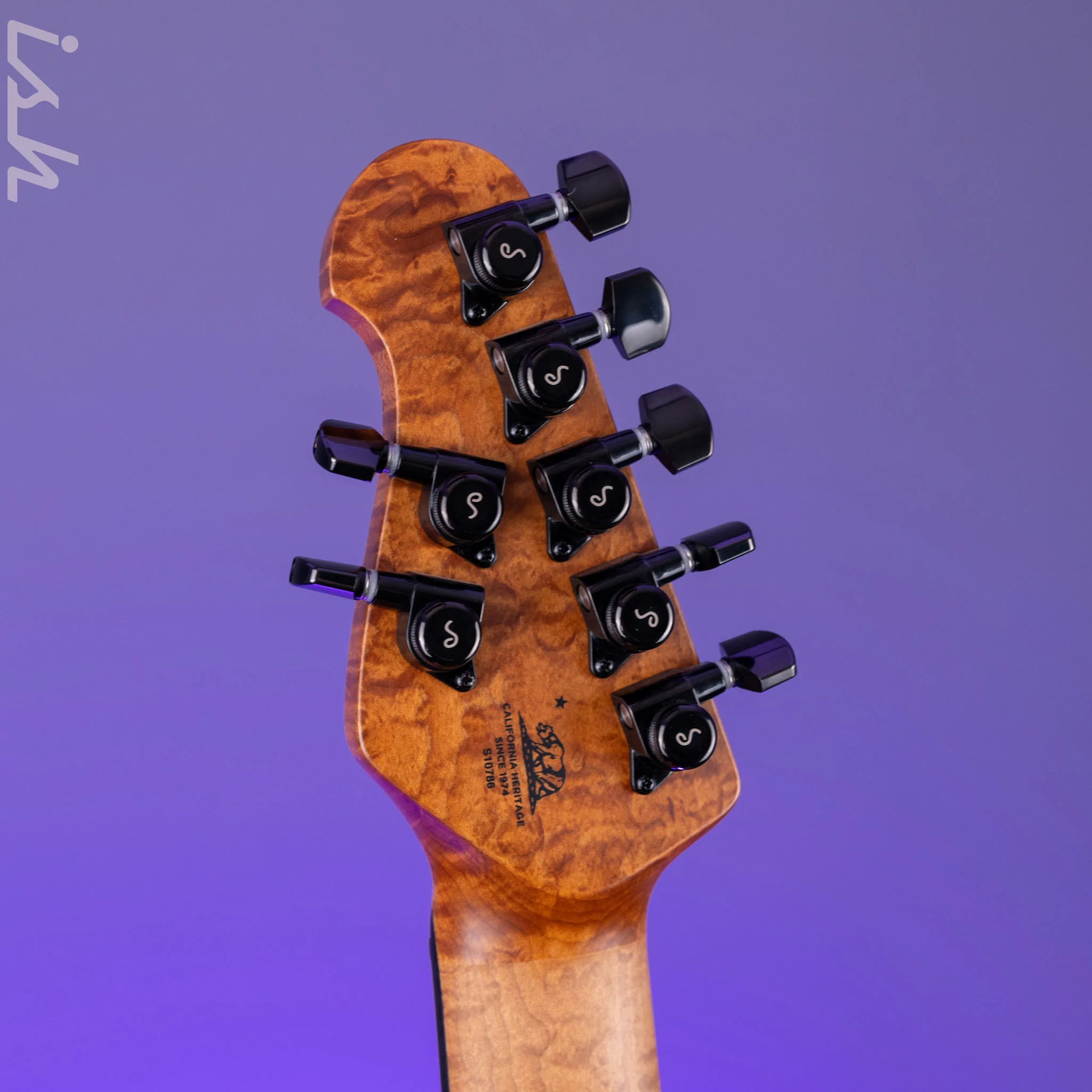 Ernie Ball Music Man Jason Richardson Cutlass HT 7-String Guitar Kokiri Forest Burl Top - Image 10