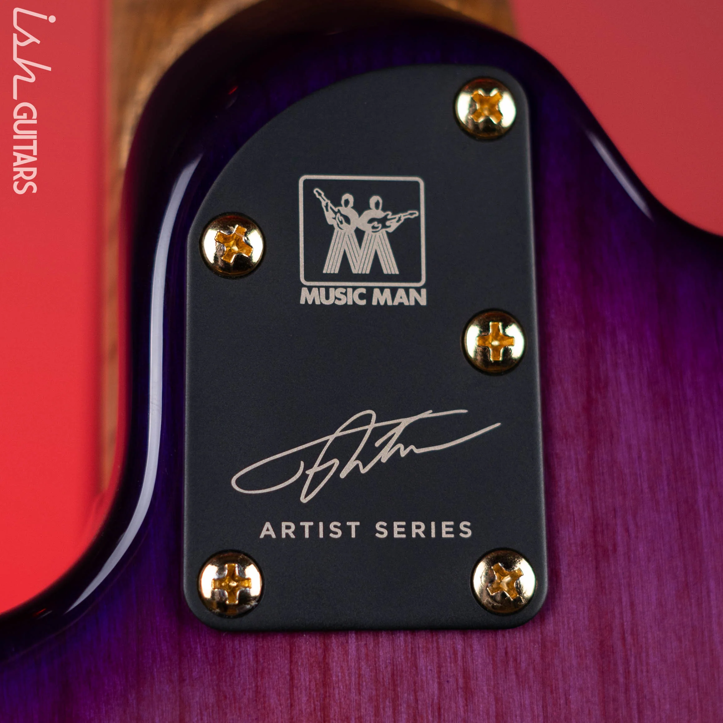 Ernie Ball Music Man Jason Richardson Cutlass Signature HH 7-String Electric Guitar Majora Purple - Image 12