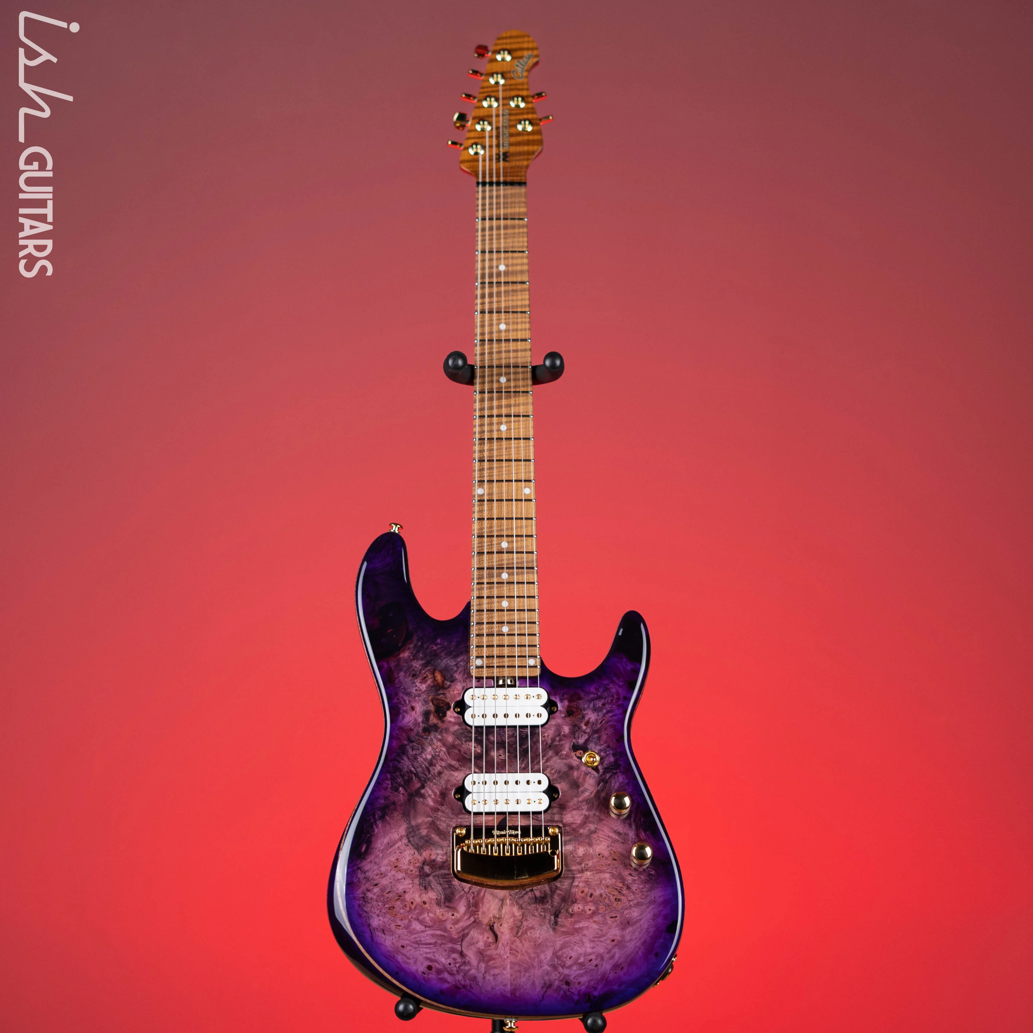 Ernie Ball Music Man Jason Richardson Cutlass Signature HH 7-String Electric Guitar Majora Purple - Image 2