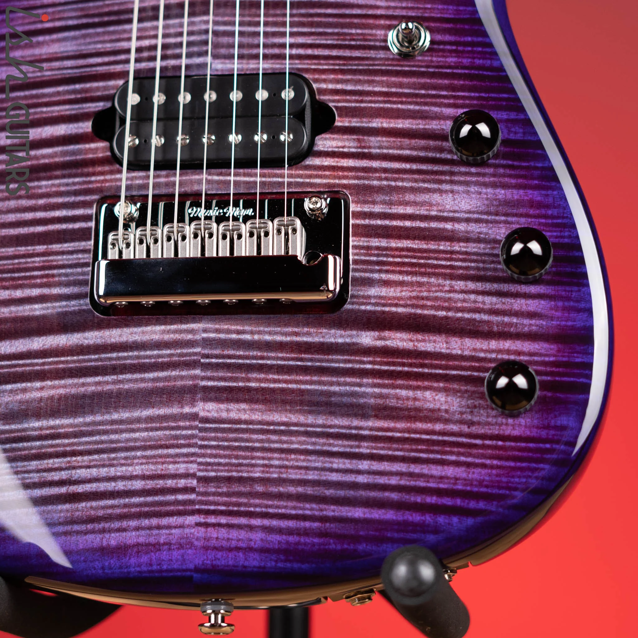 Ernie Ball Music Man John Petrucci JP15 7-String Purple Nebula - Image 4