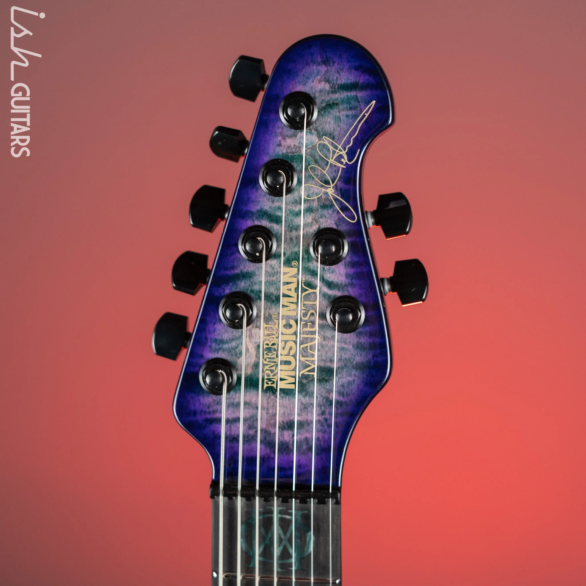 Ernie Ball Music Man John Petrucci Limited Edition Majesty 7 Crystal Amethyst - Image 6
