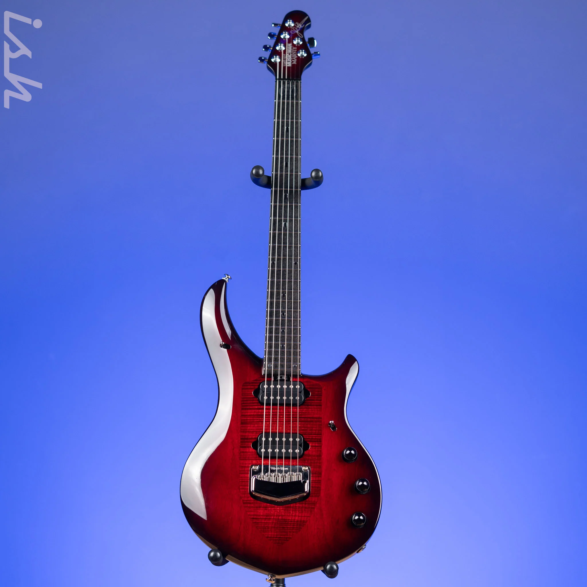 2017 Ernie Ball Music Man John Petrucci Majesty Monarchy 6 Royal Red - Image 2