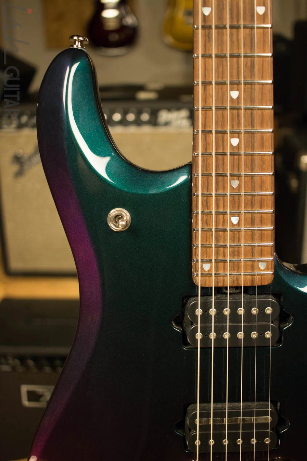 Ernie Ball Music Man John Petrucci JP6 Rosewood Neck - Mystic Dream - Image 3