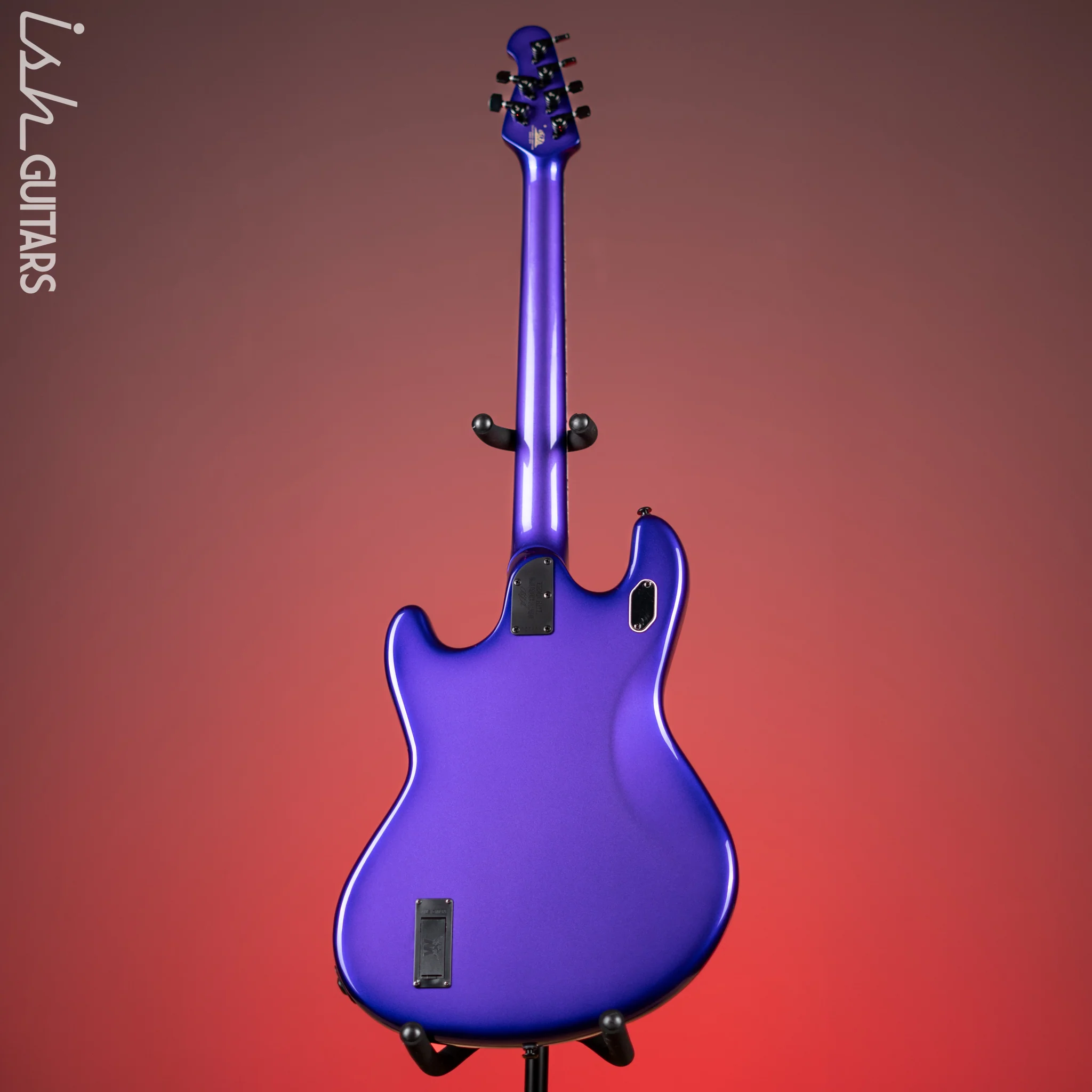 Ernie Ball Music Man Sting Ray HT Electric Guitar Plum Crazy Burst BFR - Image 7