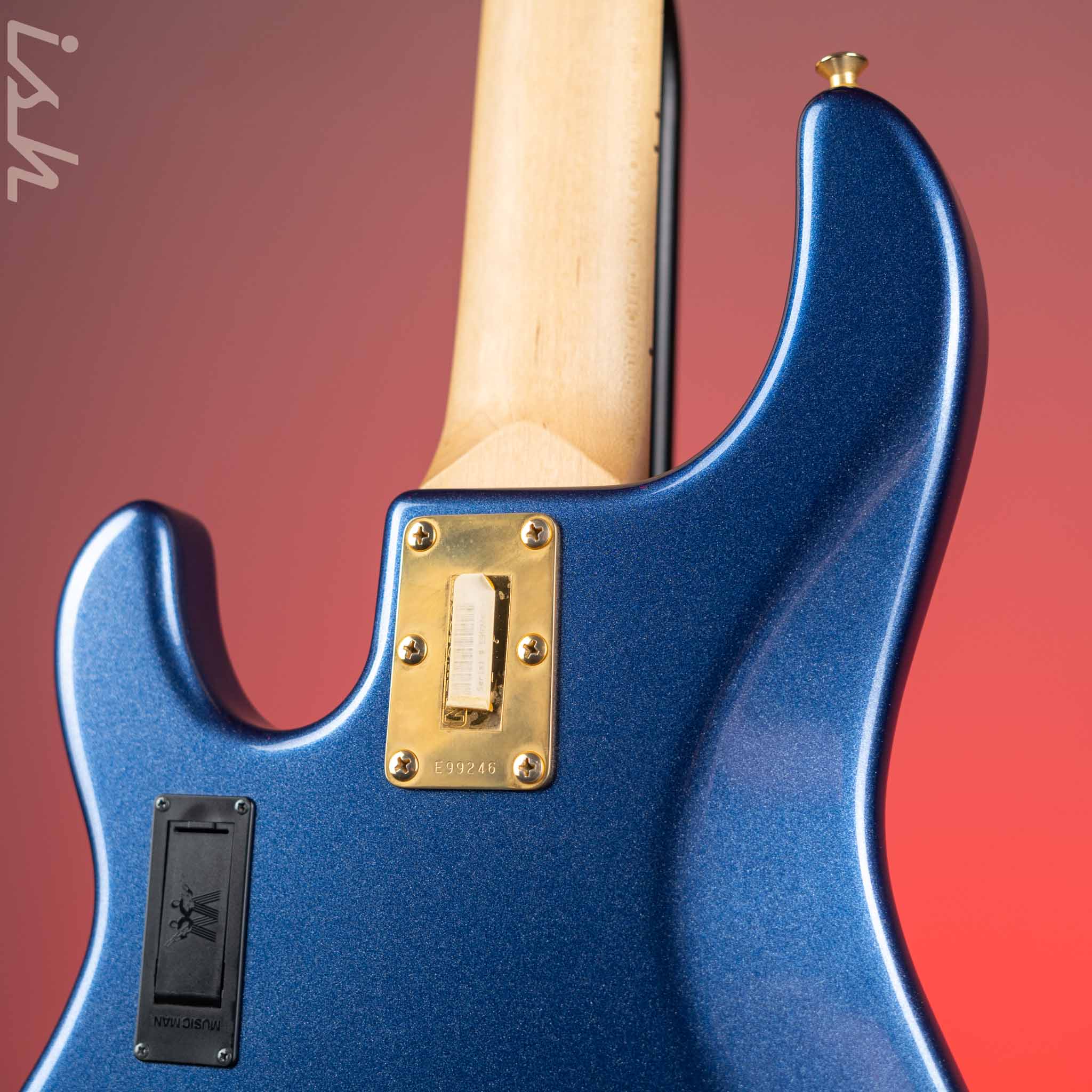 2017 Ernie Ball Music Man StingRay 5 Pace Car Blue Metallic - Image 10