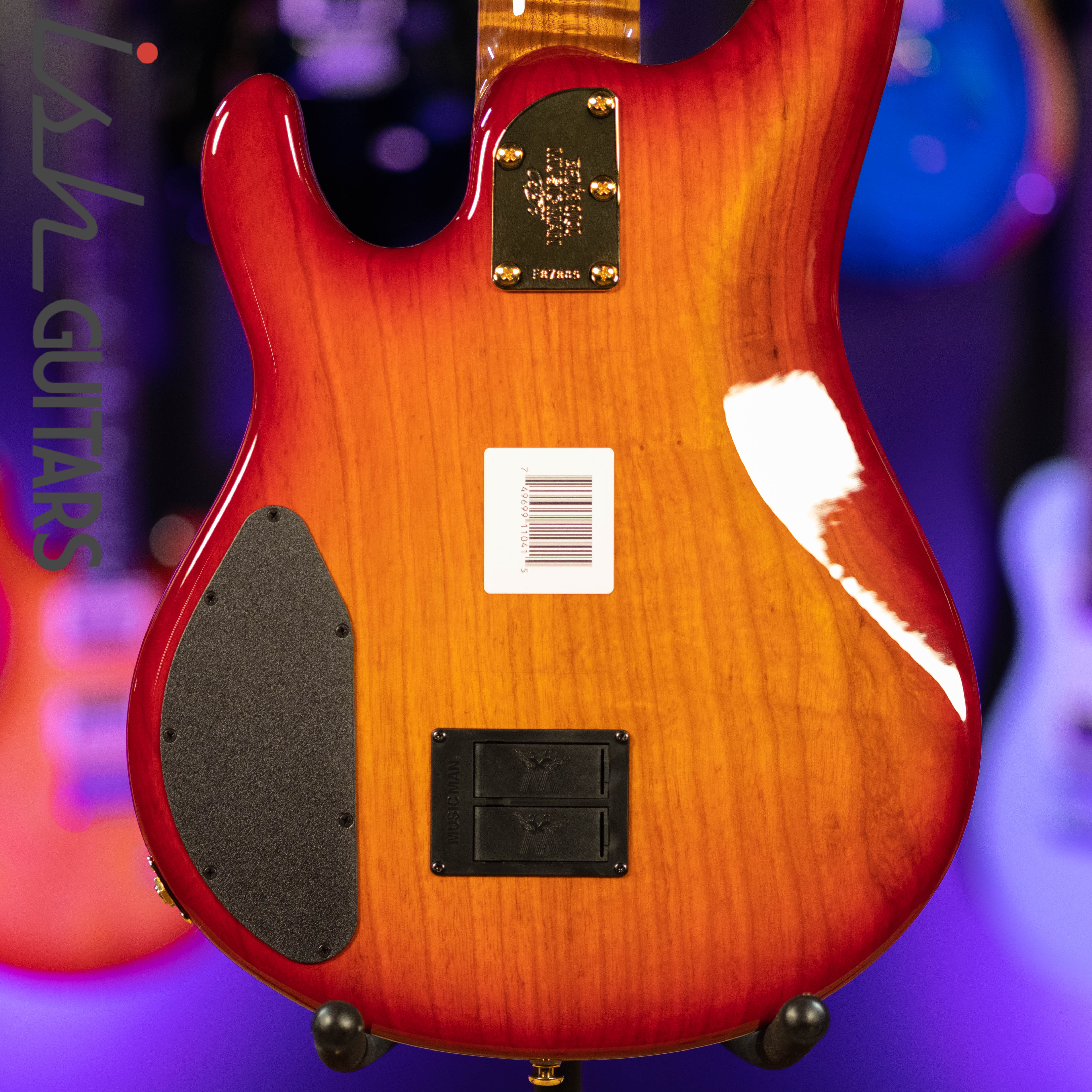 Ernie Ball Music Man BFR StingRay 5 Special Fretless Fuego - Image 7