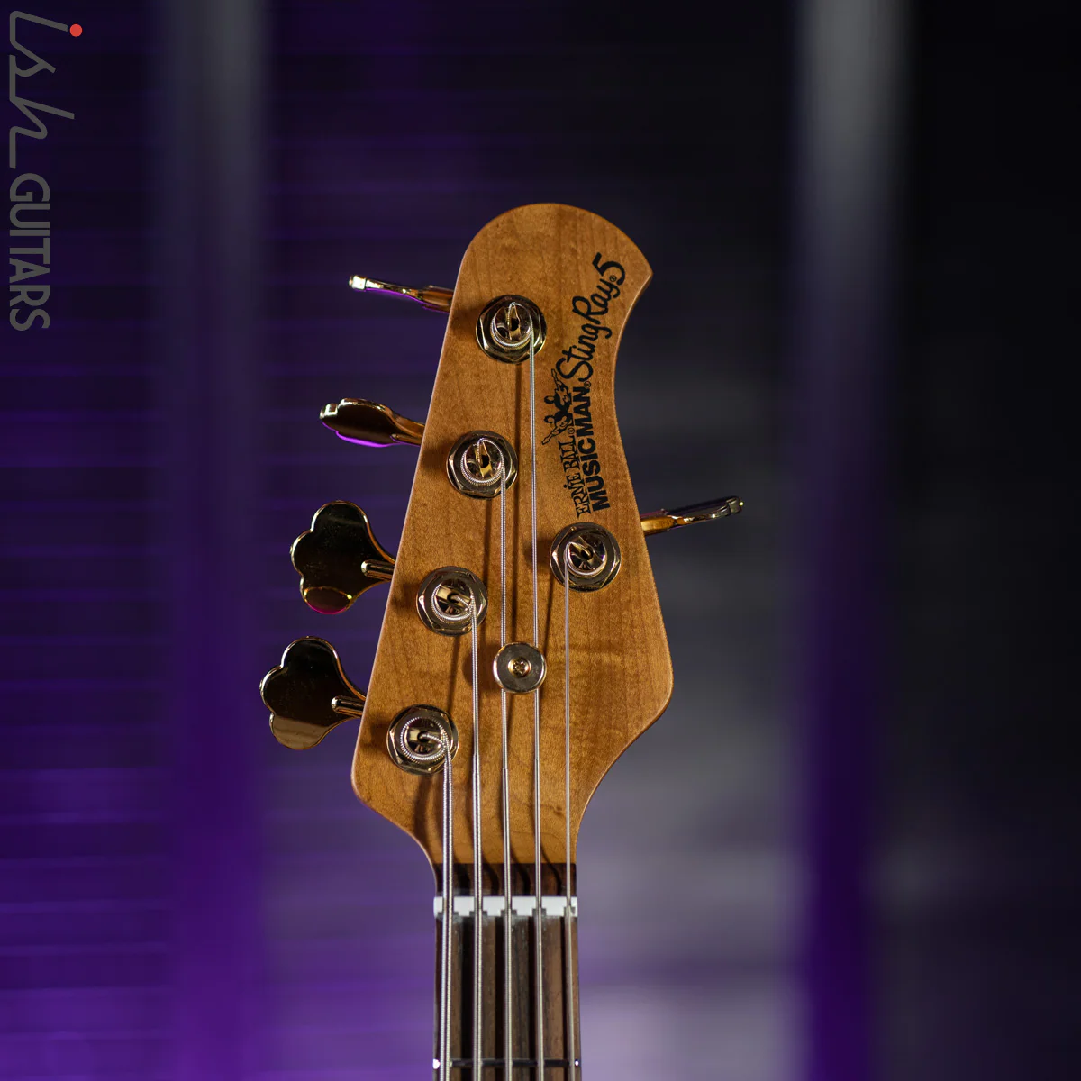 Ernie Ball Music Man Stingray 5 Special H Amethyst Sparkle Demo - Image 6