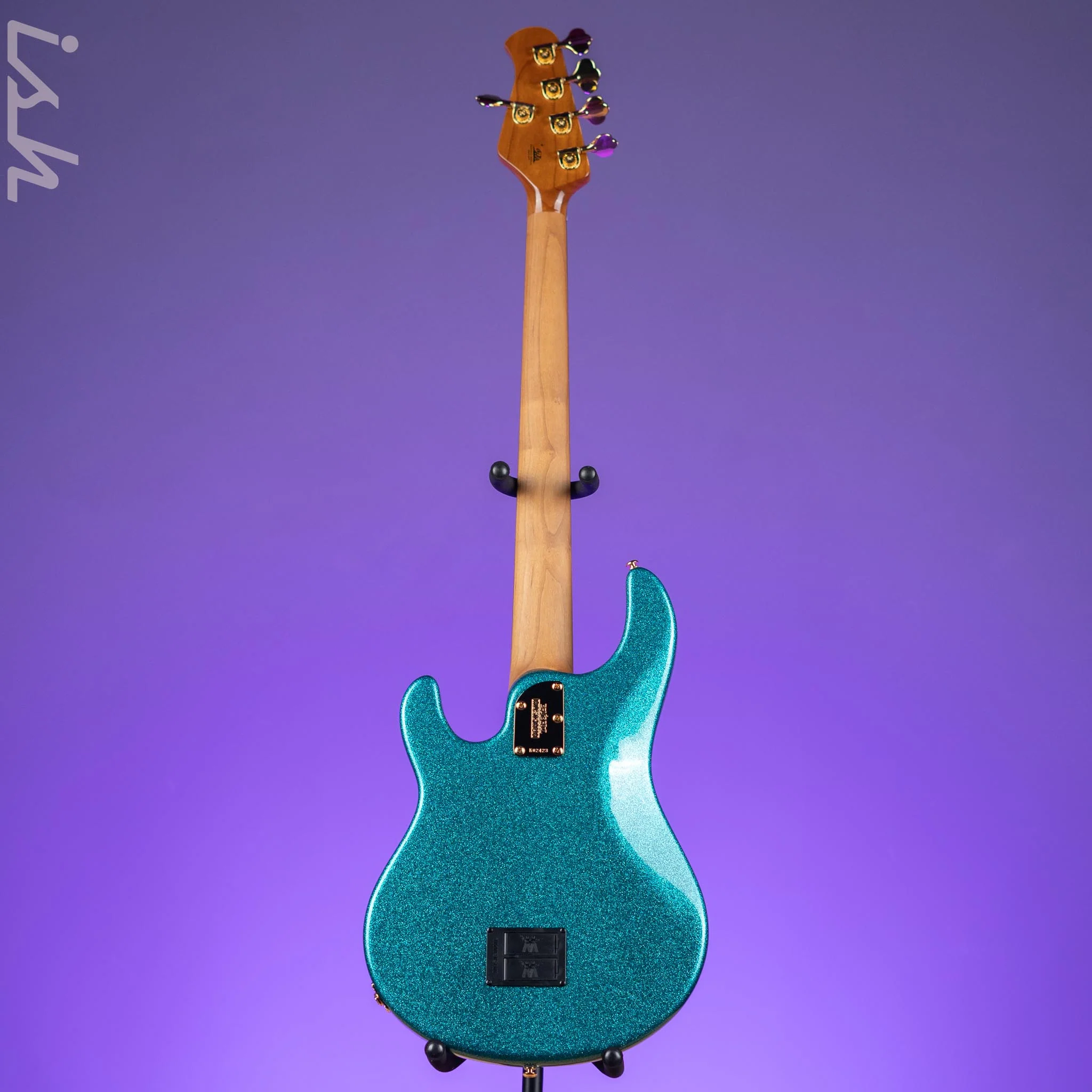 Ernie Ball Music Man StingRay 5 Special HH Ocean Sparkle - Image 6