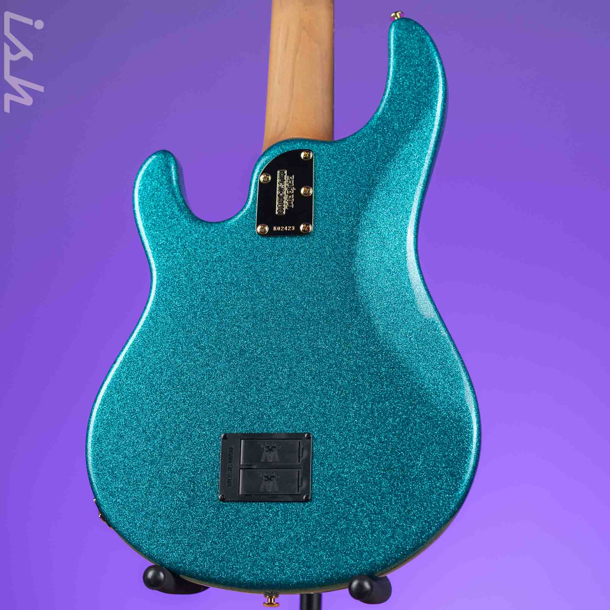 Ernie Ball Music Man StingRay 5 Special HH Ocean Sparkle - Image 7