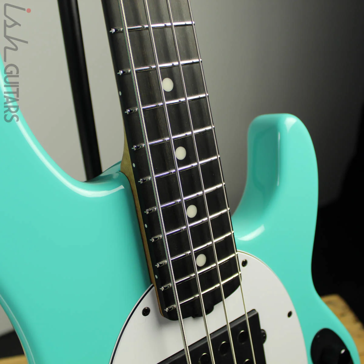 Ernie Ball Music Man StingRay Special 4 HH Cruz Teal Ebony Fretboard - Image 7