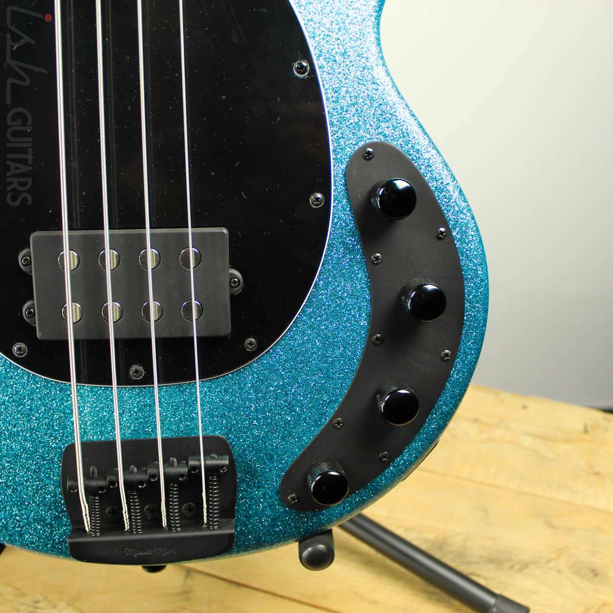 Ernie Ball Music Man StingRay Special 4H Aqua Sparkle - Image 4