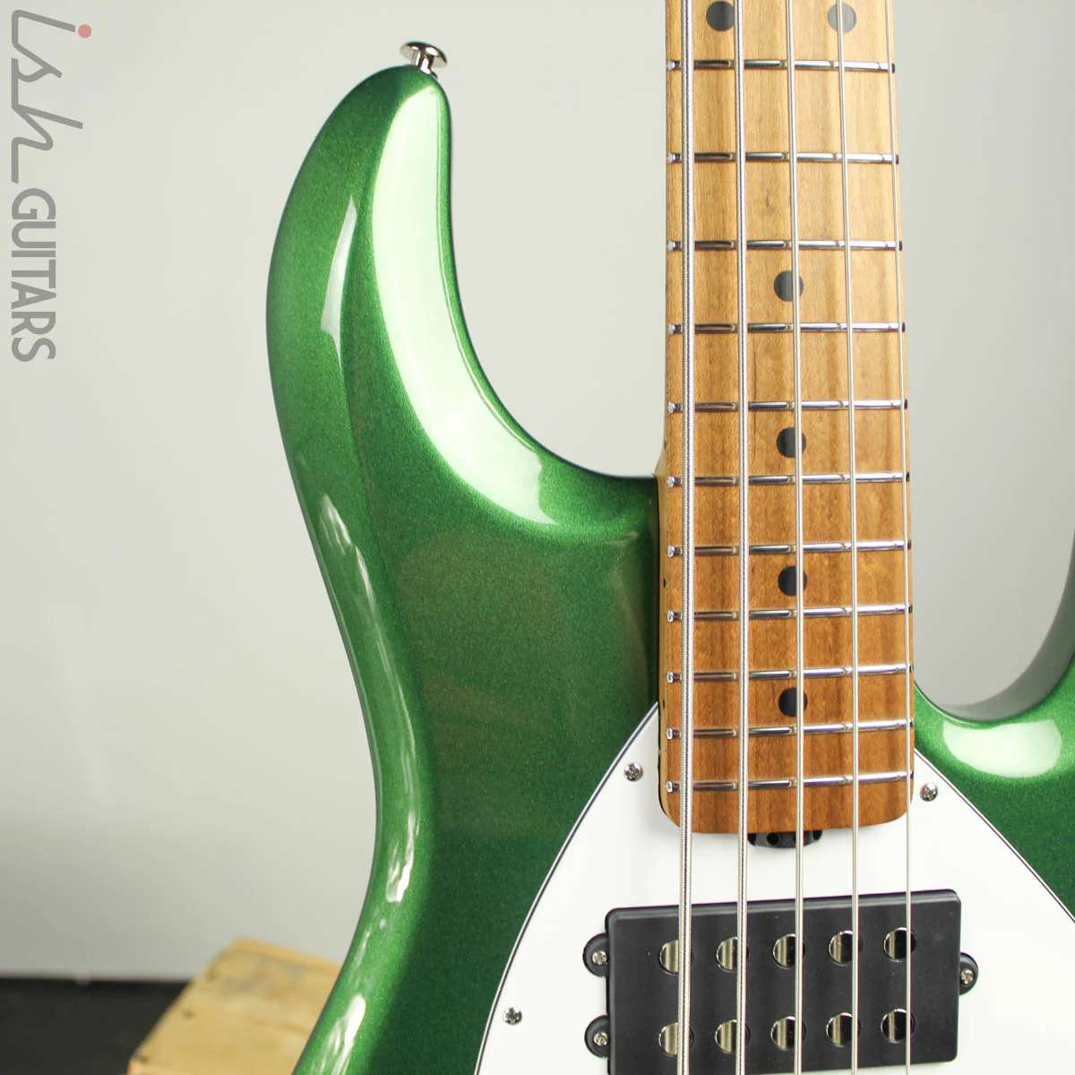 Ernie Ball Music Man StingRay Special 5HH Charging Green - Image 4