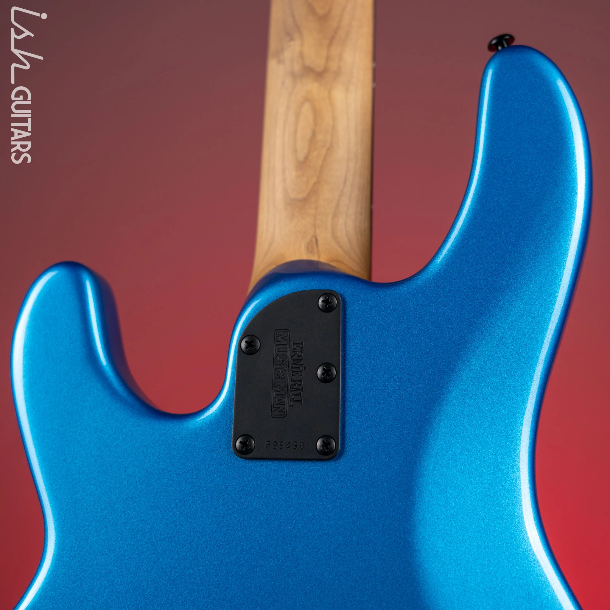 Ernie Ball Music Man Stingray Special H 4-String Bass Speed Blue - Image 8