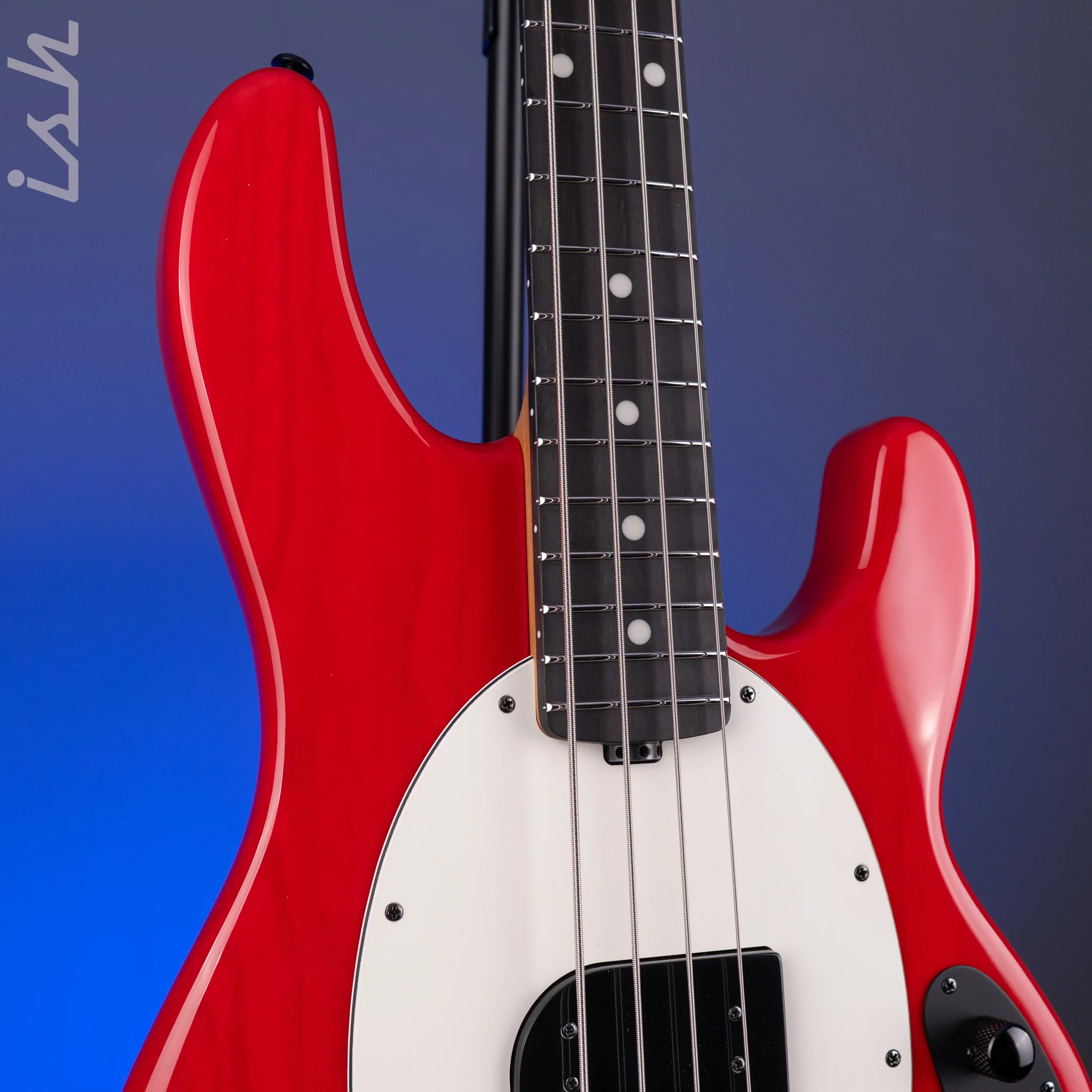 Ernie Ball Music Man Tim Commerford Artist Series StingRay Bass Caliper Red - Image 4