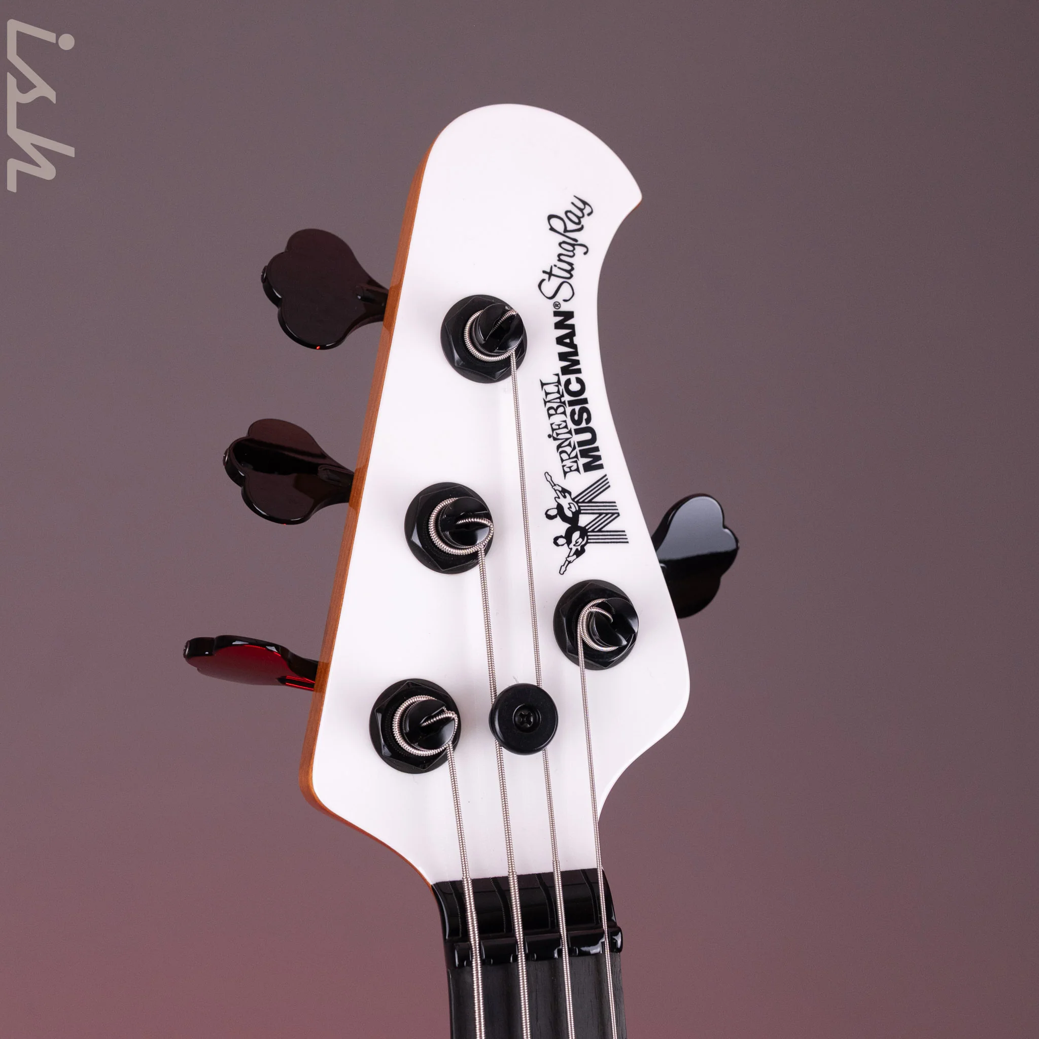 Ernie Ball Music Man Tim Commerford Artist Series StingRay Bass Fight Night White - Image 6