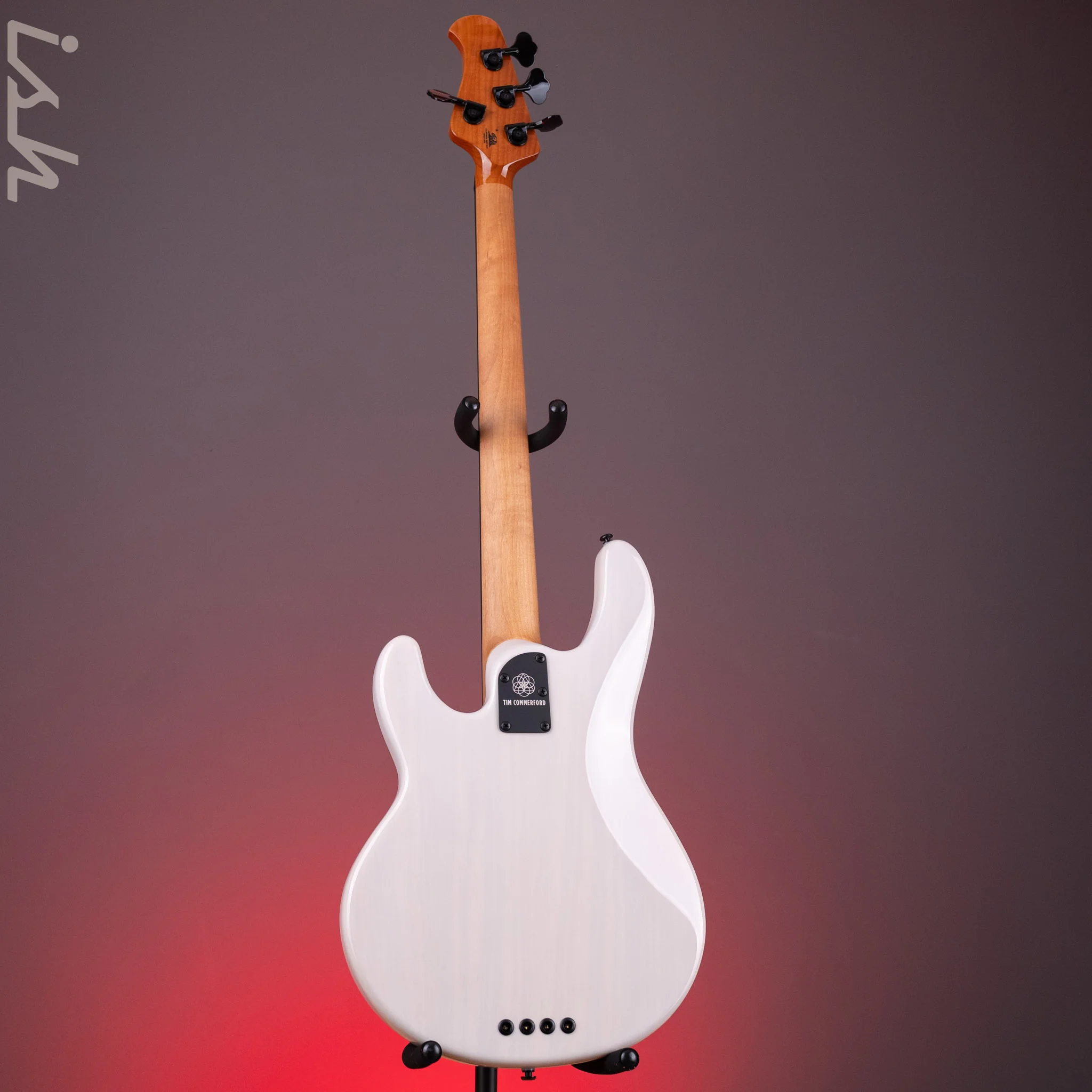 Ernie Ball Music Man Tim Commerford Artist Series StingRay Bass Fight Night White - Image 7