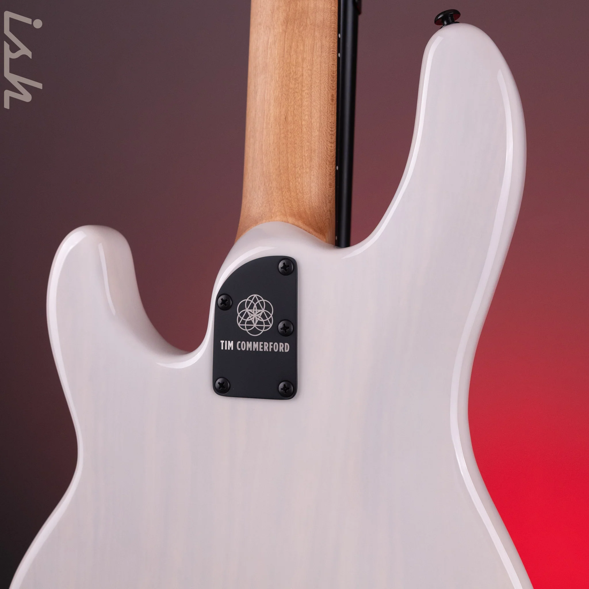 Ernie Ball Music Man Tim Commerford Artist Series StingRay Bass Fight Night White - Image 9