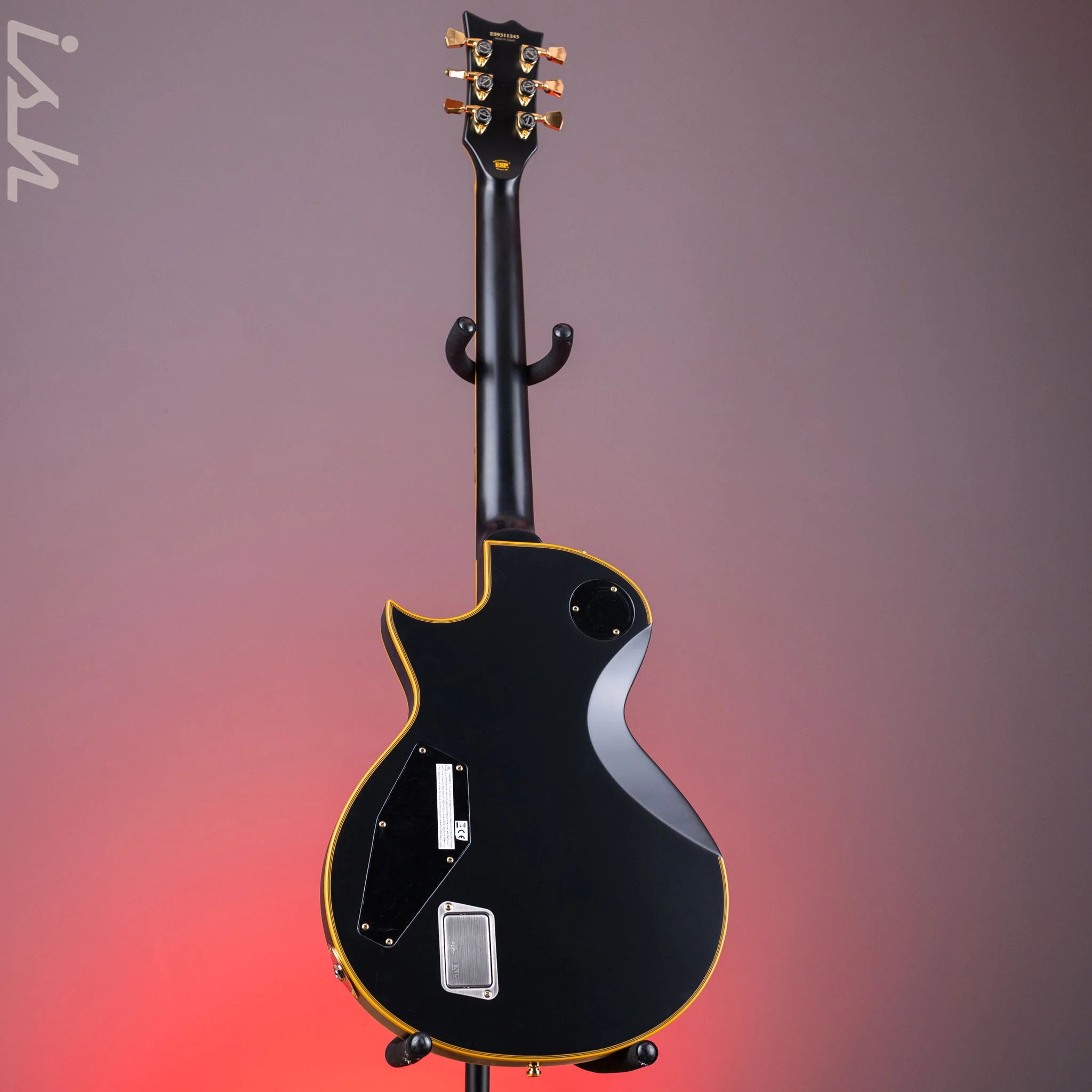 ESP E-II Eclipse DB Electric Guitar Vintage Black - Image 6